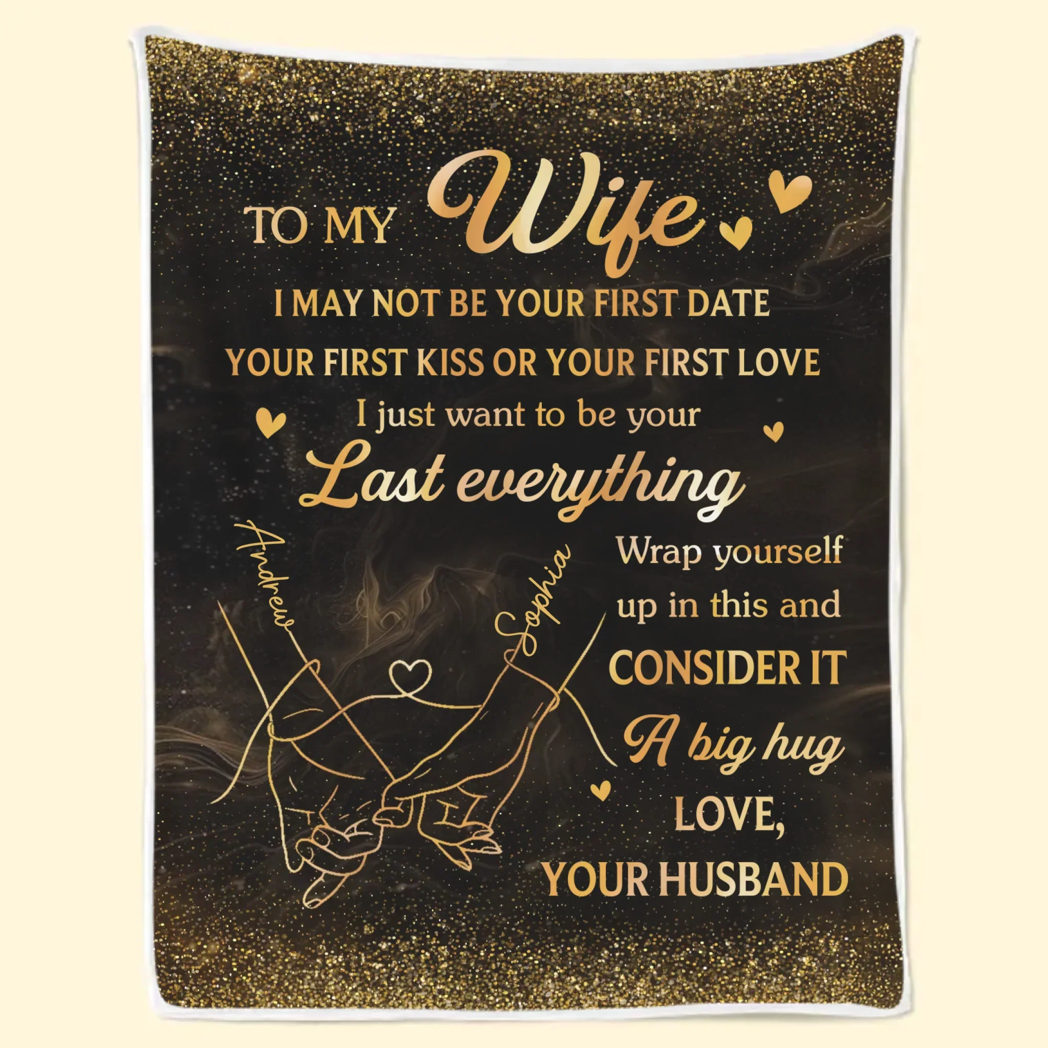 Custom Blanket - Personalized Anniversary Wedding Gifts For Husband And Wife, Him And Her - We Belong In This Moment - Image 3