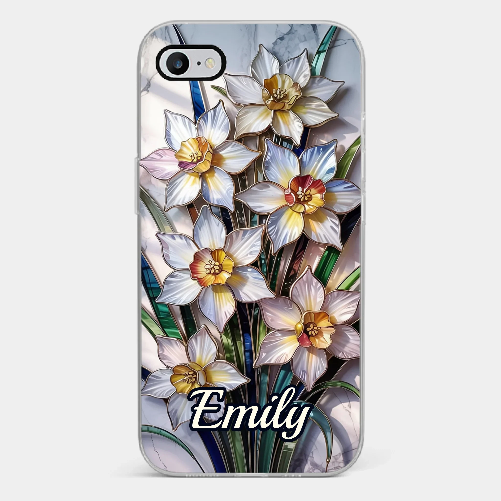 Custom Clear Phone Case - Personalized Best Friend Birthday Gifts For Best Friends, BFF, Sisters, Family, Yourself - Beauty In Every Petal - Image 2