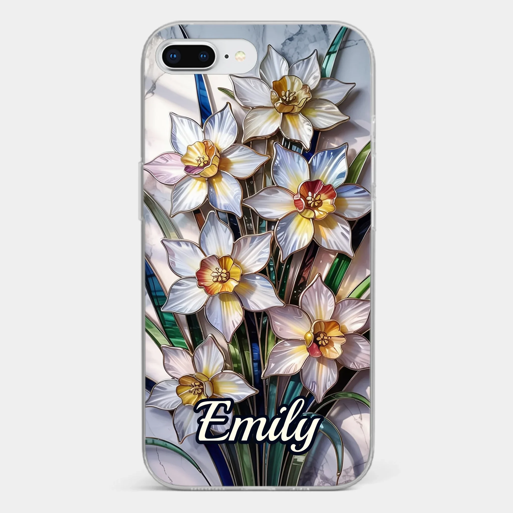 Custom Clear Phone Case - Personalized Best Friend Birthday Gifts For Best Friends, BFF, Sisters, Family, Yourself - Beauty In Every Petal - Image 4