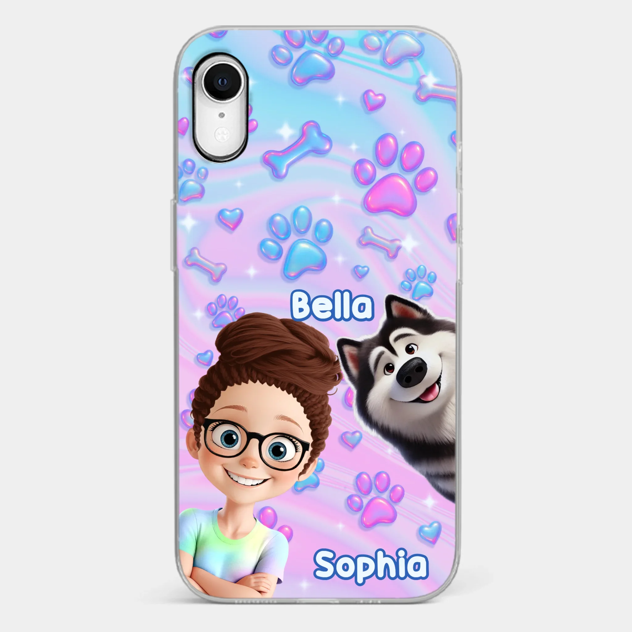 Custom Clear Phone Case - Personalized Birthday Gifts For Dog Lovers, Dog Dad And Mom - Pawfectly Yours - Image 25