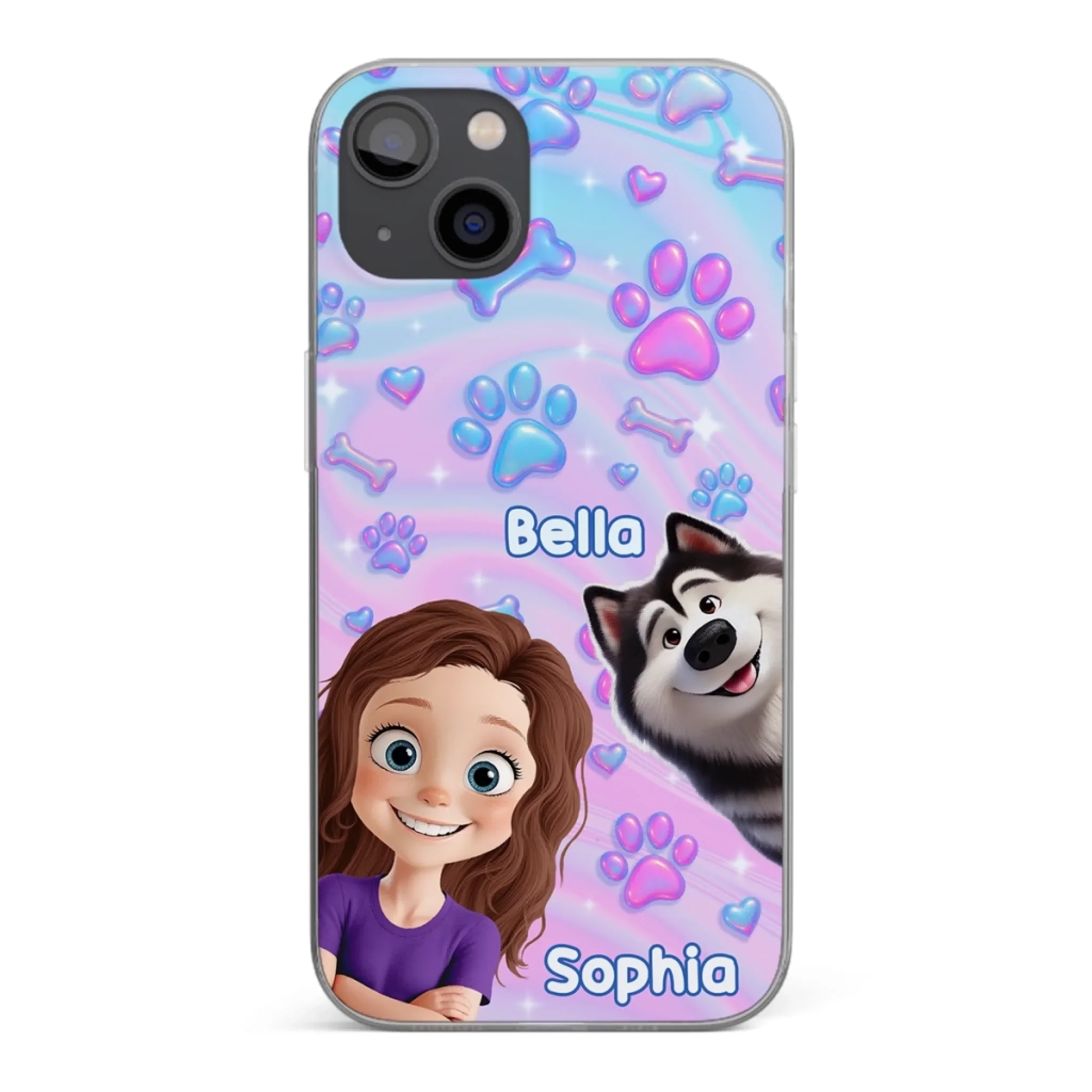 Custom Clear Phone Case - Personalized Birthday Gifts For Dog Lovers, Dog Dad And Mom - Pawfectly Yours - Image 32