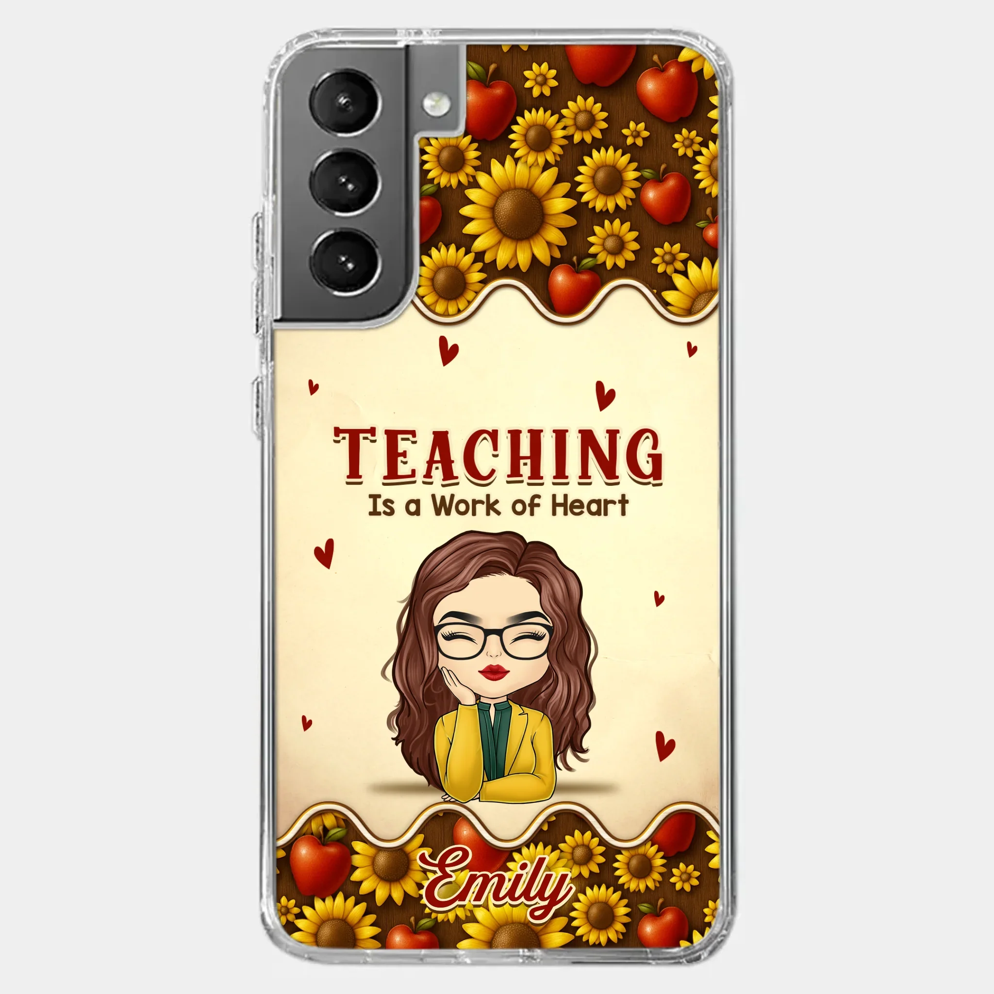 Custom Clear Phone Case - Personalized Birthday Gifts For Teachers - Teachers Make Magic Happen - Image 40