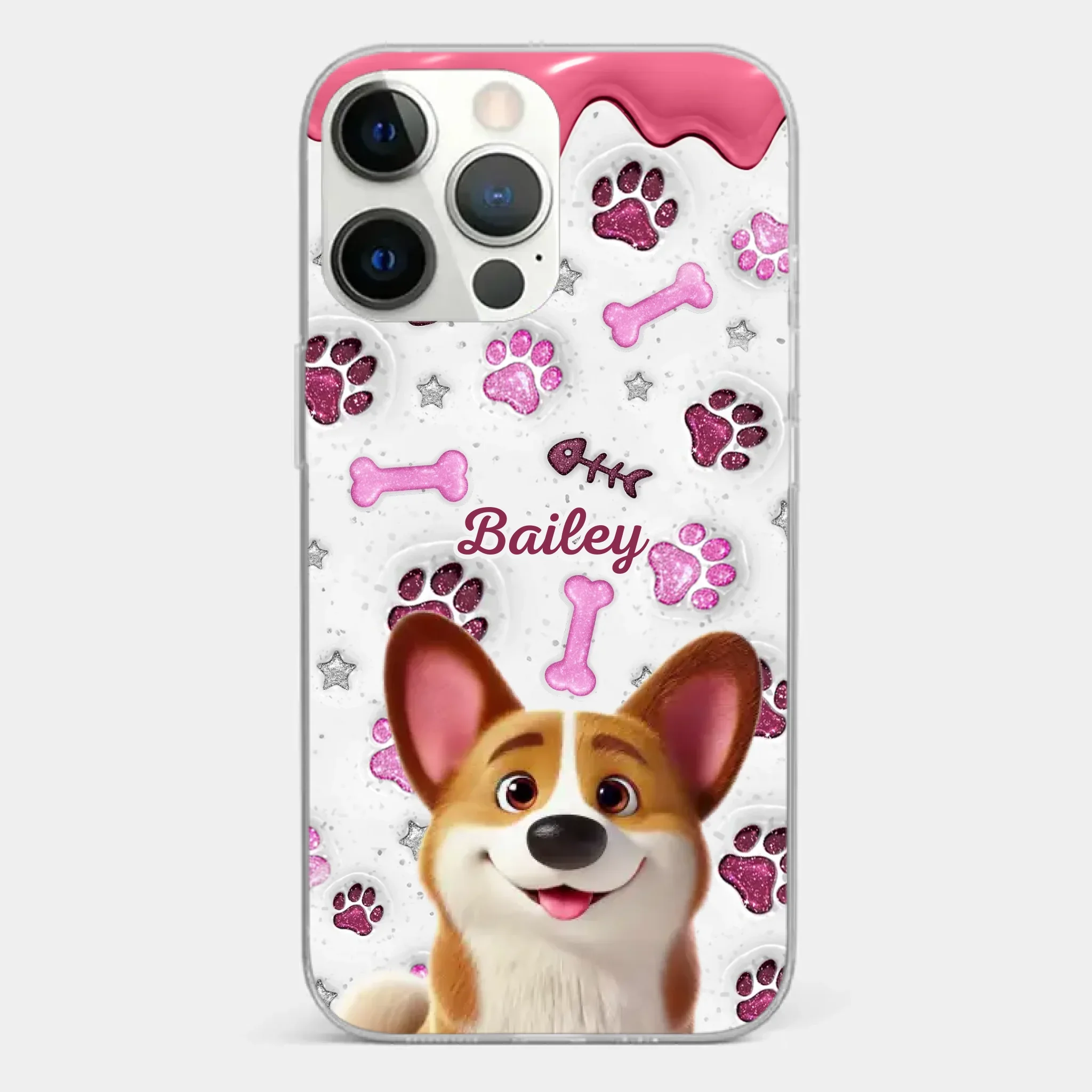 Custom Clear Phone Case - Personalized Christmas Birthday Gifts For Dog Cat Lovers, Dog Dad And Mom, Cat Owners - Pets Turn Houses Into Homes - Image 19