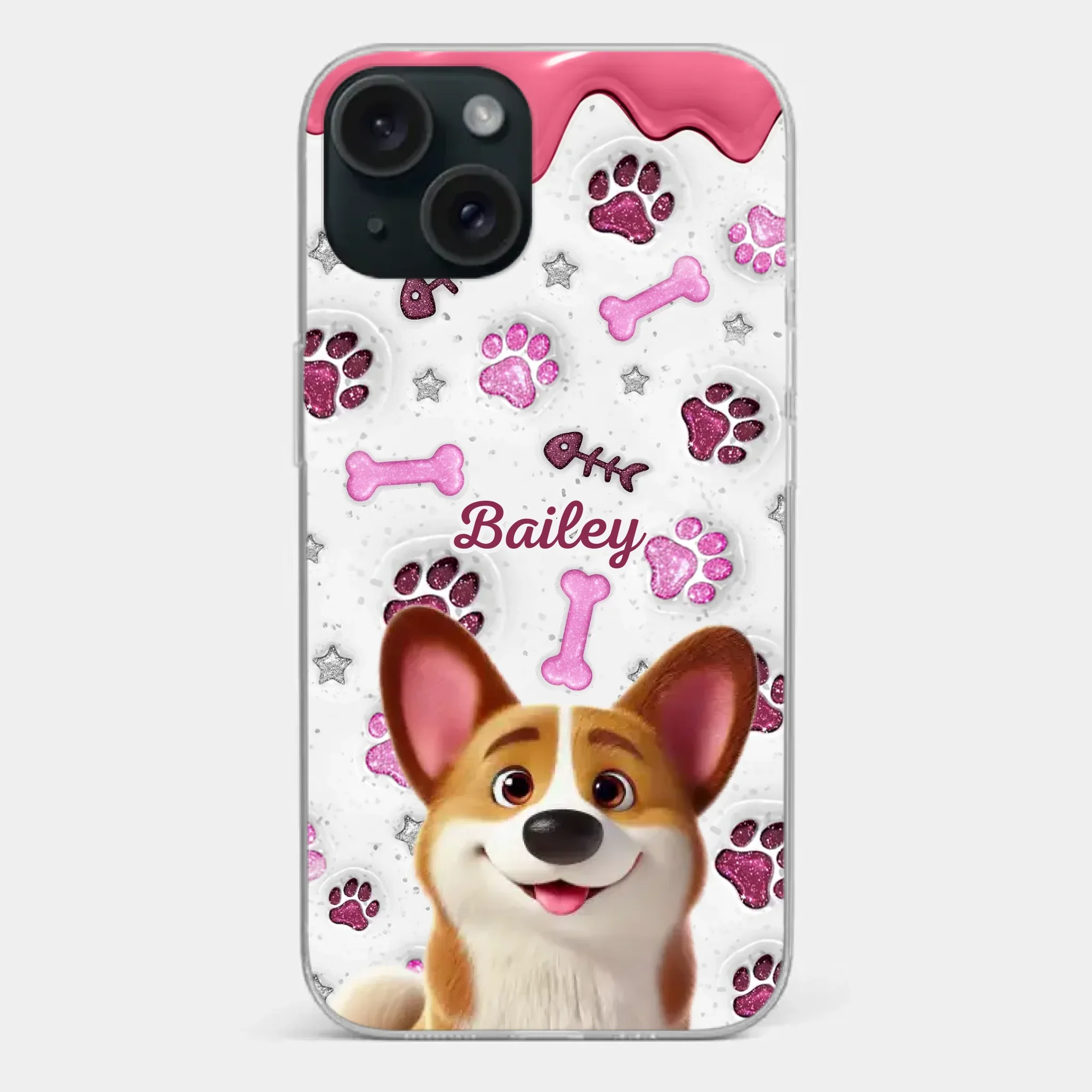 Custom Clear Phone Case - Personalized Christmas Birthday Gifts For Dog Cat Lovers, Dog Dad And Mom, Cat Owners - Pets Turn Houses Into Homes - Image 21