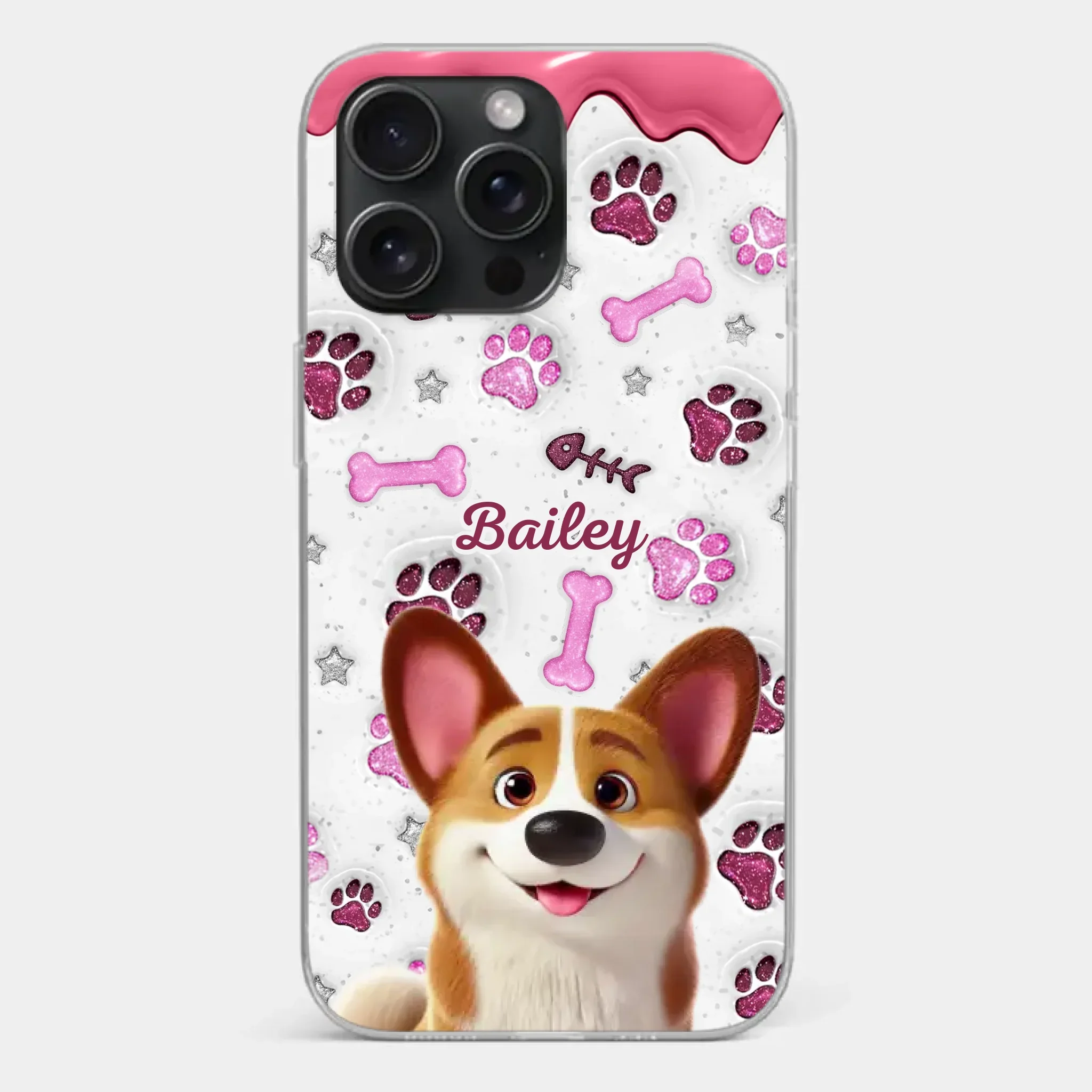 Custom Clear Phone Case - Personalized Christmas Birthday Gifts For Dog Cat Lovers, Dog Dad And Mom, Cat Owners - Pets Turn Houses Into Homes - Image 22