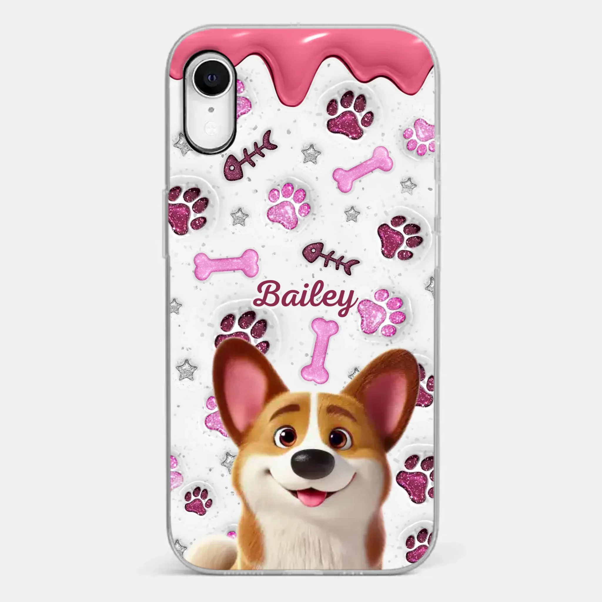 Custom Clear Phone Case - Personalized Christmas Birthday Gifts For Dog Cat Lovers, Dog Dad And Mom, Cat Owners - Pets Turn Houses Into Homes - Image 25