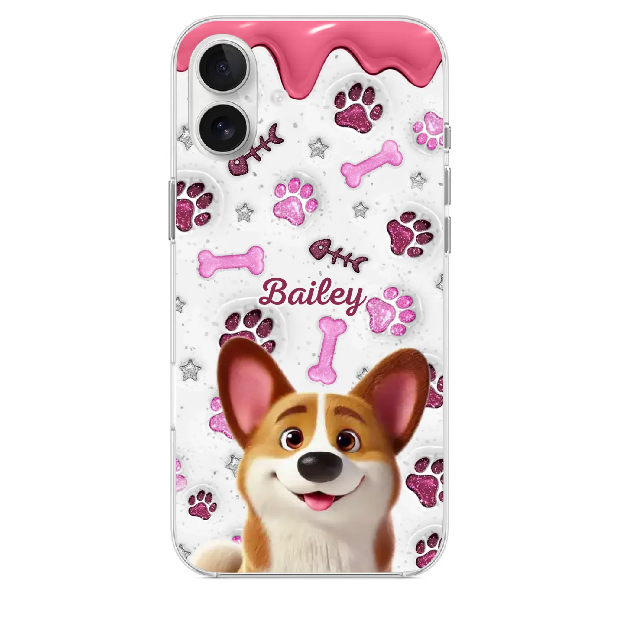 Custom Clear Phone Case - Personalized Christmas Birthday Gifts For Dog Cat Lovers, Dog Dad And Mom, Cat Owners - Pets Turn Houses Into Homes - Image 29