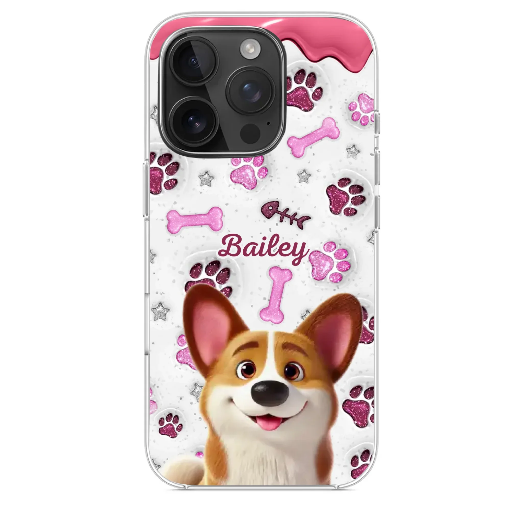 Custom Clear Phone Case - Personalized Christmas Birthday Gifts For Dog Cat Lovers, Dog Dad And Mom, Cat Owners - Pets Turn Houses Into Homes - Image 30