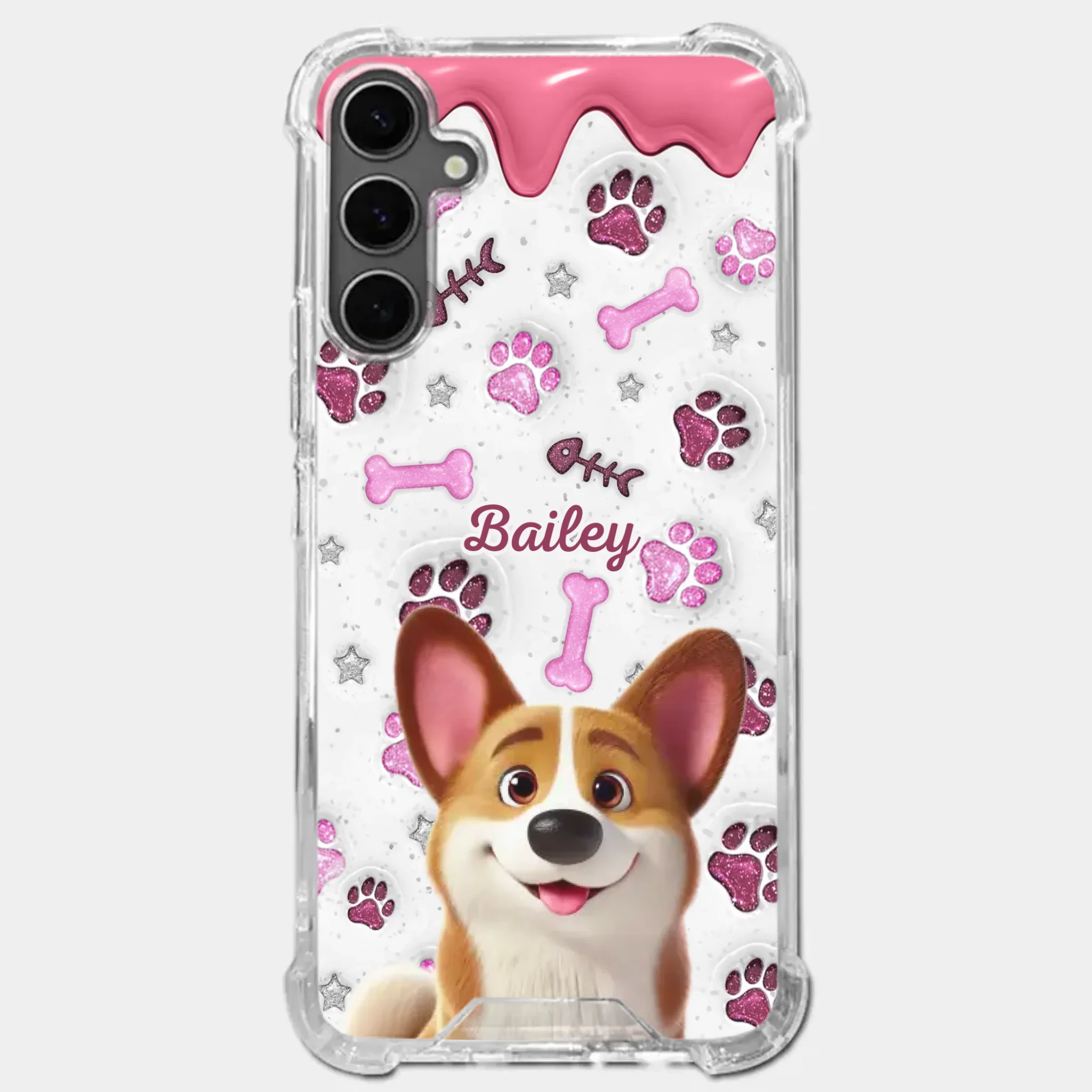 Custom Clear Phone Case - Personalized Christmas Birthday Gifts For Dog Cat Lovers, Dog Dad And Mom, Cat Owners - Pets Turn Houses Into Homes - Image 36