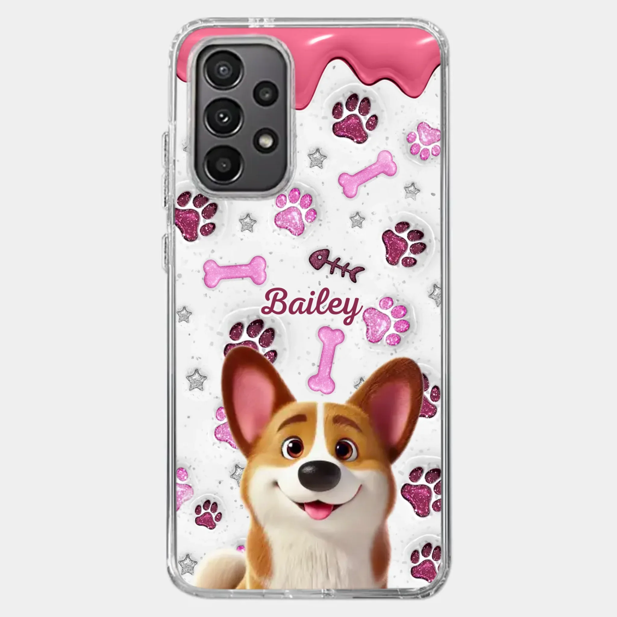 Custom Clear Phone Case - Personalized Christmas Birthday Gifts For Dog Cat Lovers, Dog Dad And Mom, Cat Owners - Pets Turn Houses Into Homes - Image 37