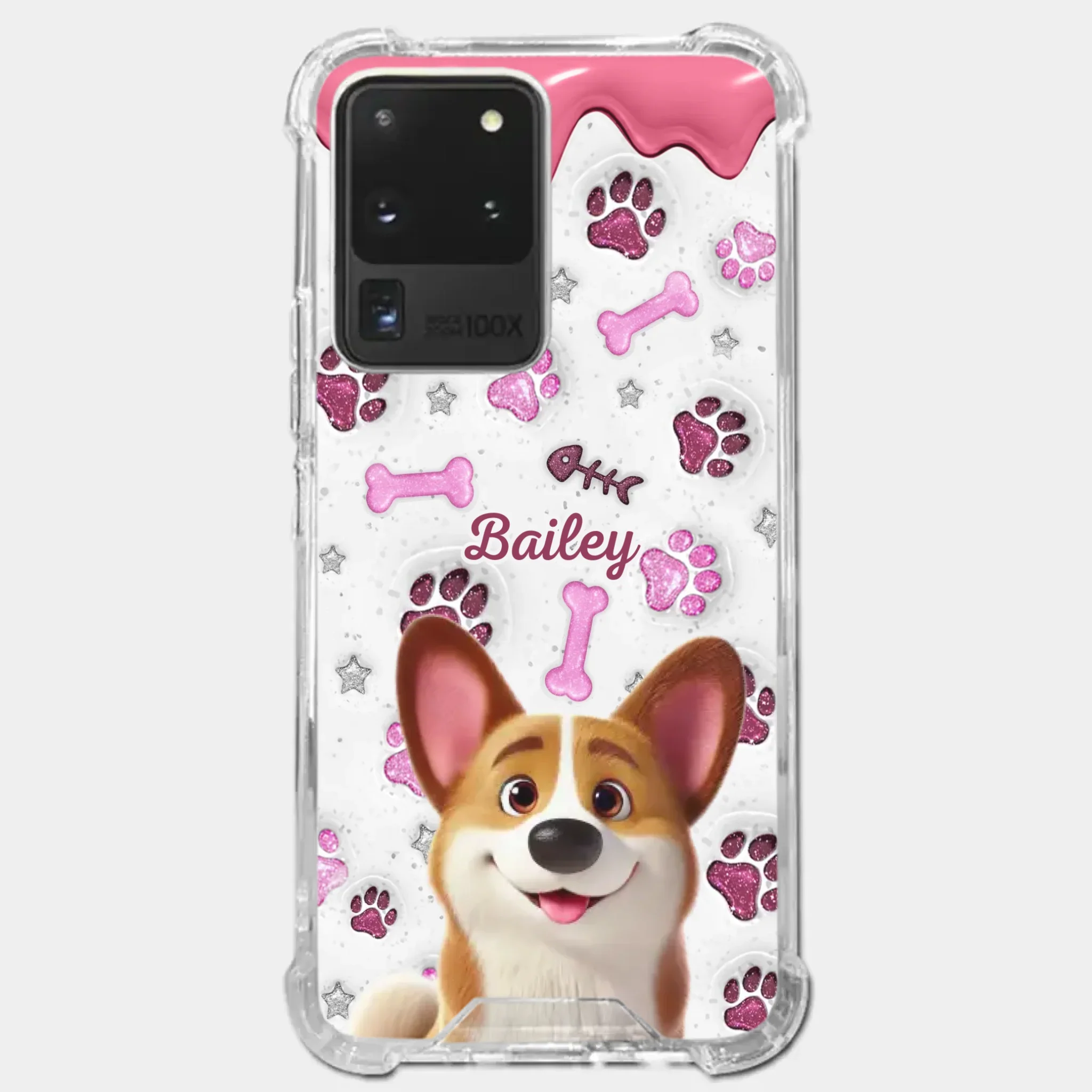 Custom Clear Phone Case - Personalized Christmas Birthday Gifts For Dog Cat Lovers, Dog Dad And Mom, Cat Owners - Pets Turn Houses Into Homes - Image 39