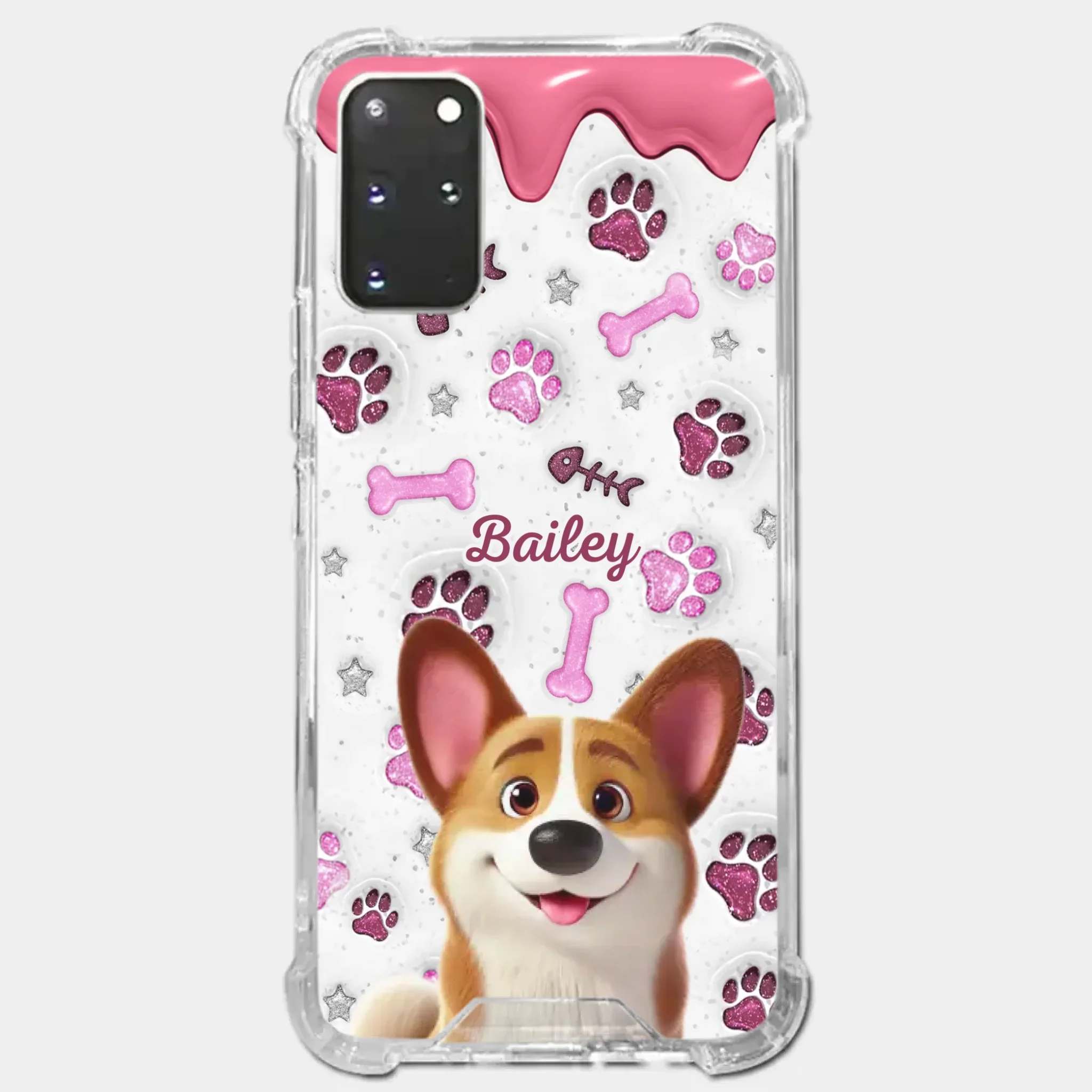 Custom Clear Phone Case - Personalized Christmas Birthday Gifts For Dog Cat Lovers, Dog Dad And Mom, Cat Owners - Pets Turn Houses Into Homes - Image 40