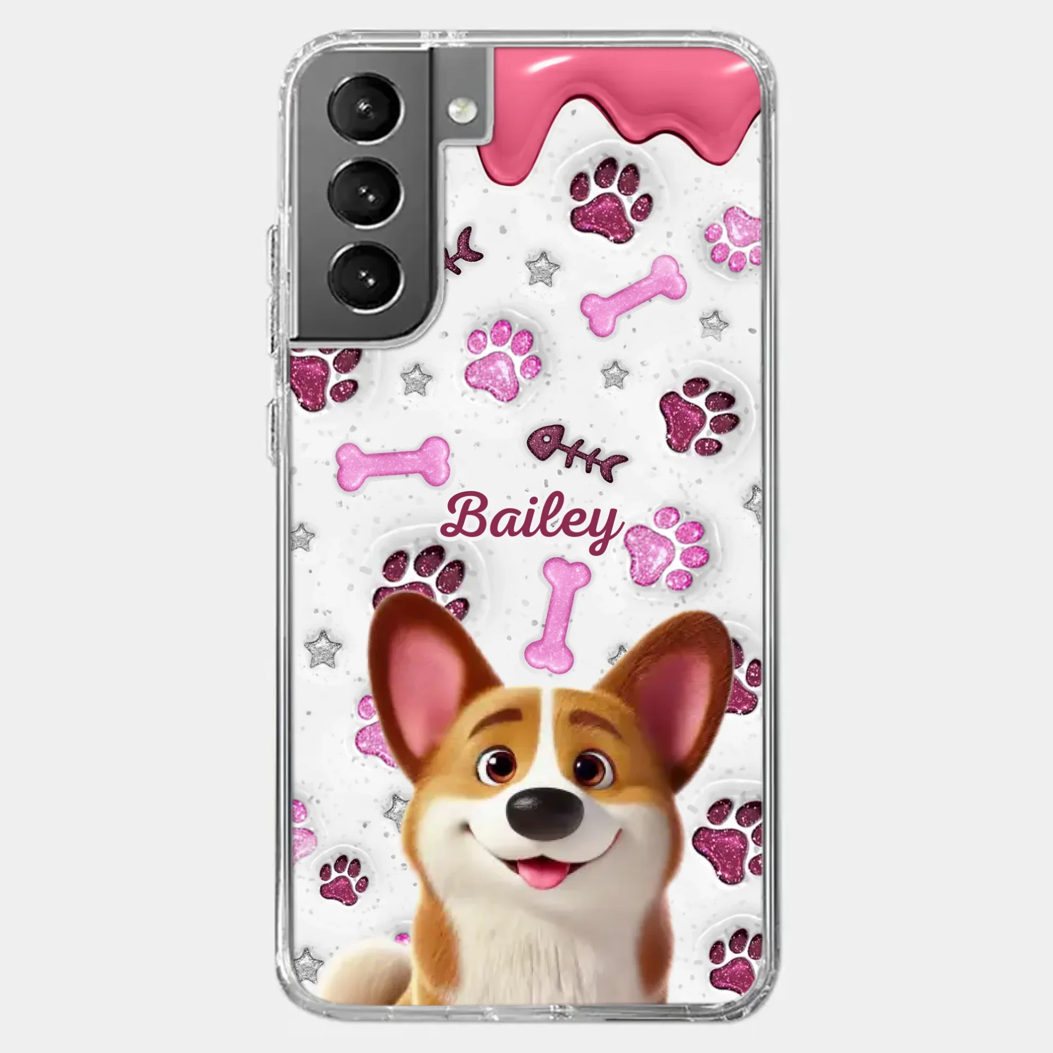 Custom Clear Phone Case - Personalized Christmas Birthday Gifts For Dog Cat Lovers, Dog Dad And Mom, Cat Owners - Pets Turn Houses Into Homes - Image 41