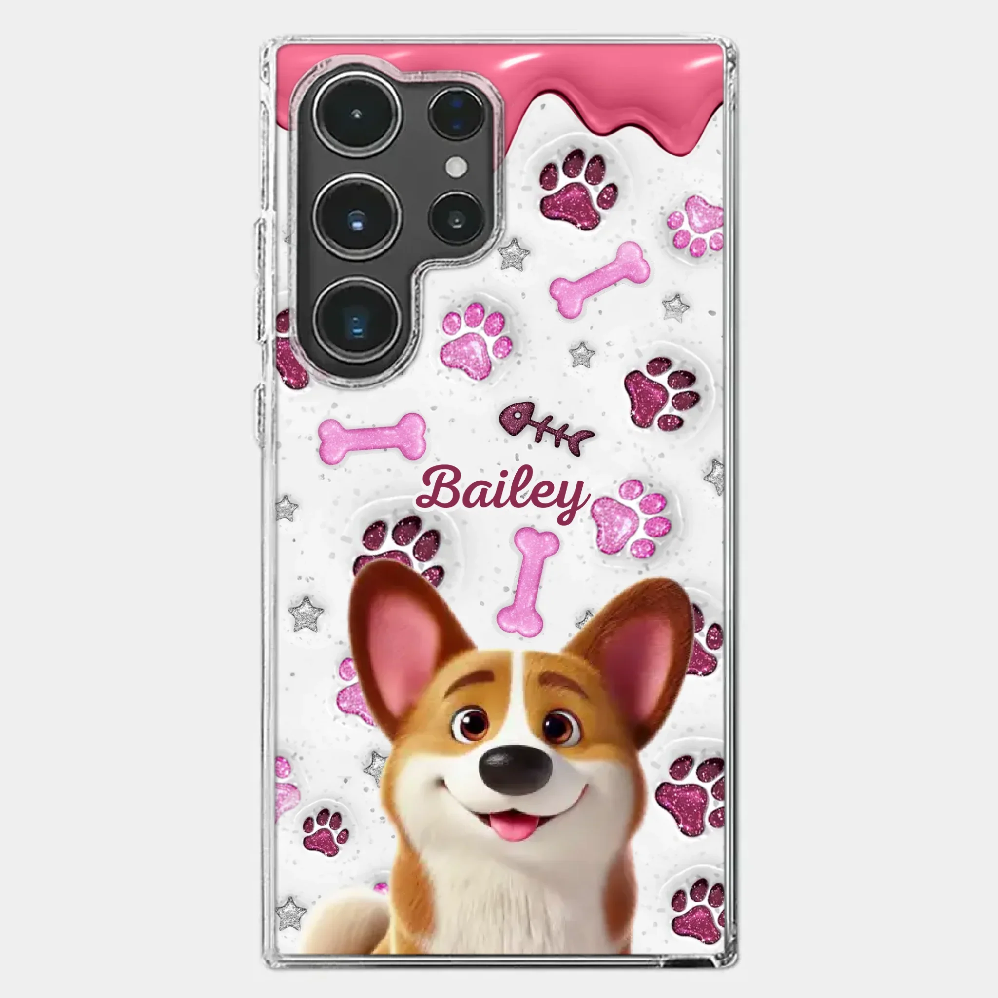 Custom Clear Phone Case - Personalized Christmas Birthday Gifts For Dog Cat Lovers, Dog Dad And Mom, Cat Owners - Pets Turn Houses Into Homes - Image 42