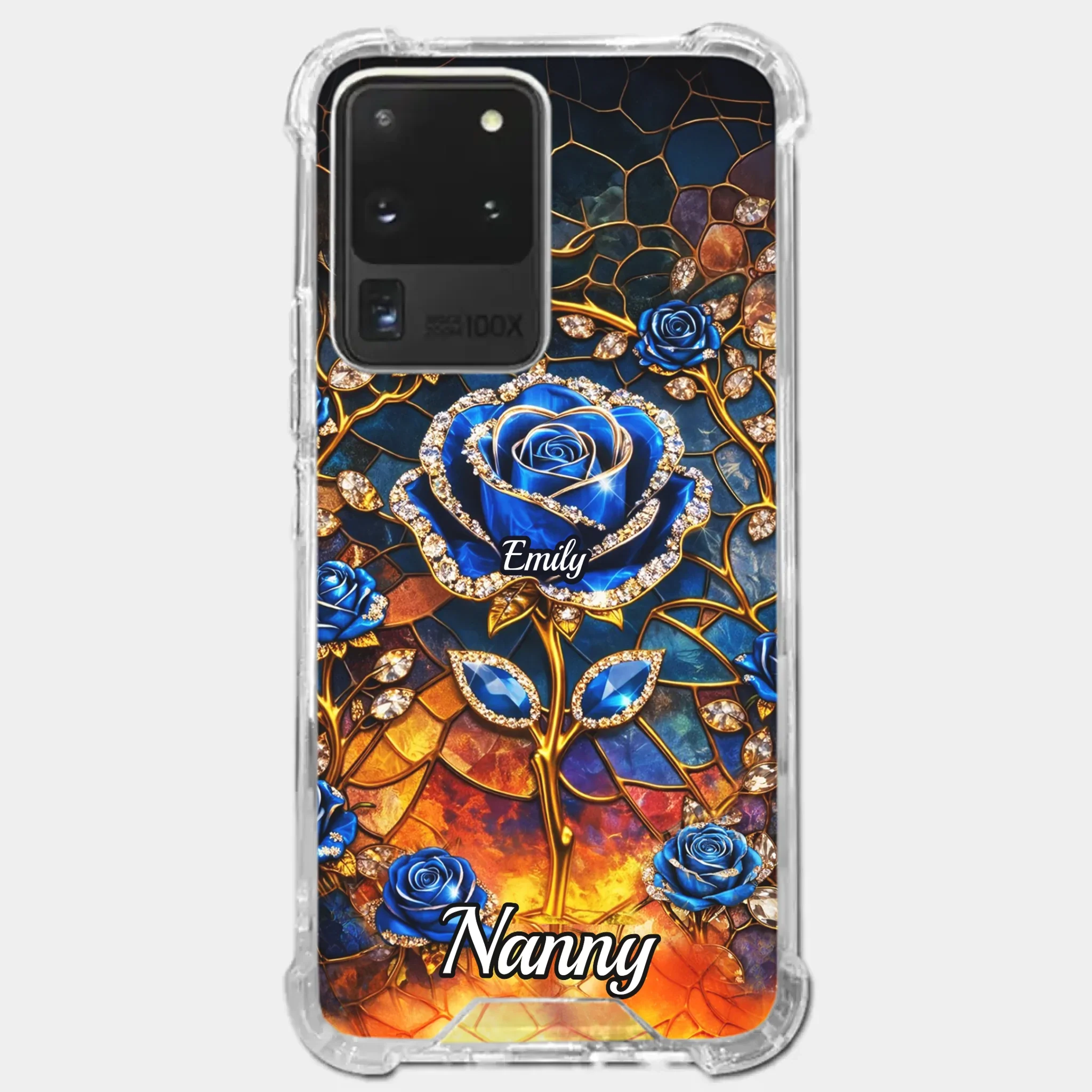Custom Clear Phone Case - Personalized Mother's Day Birthday Gifts For Mom, Grandma - Happiness Is Being With You - Image 38