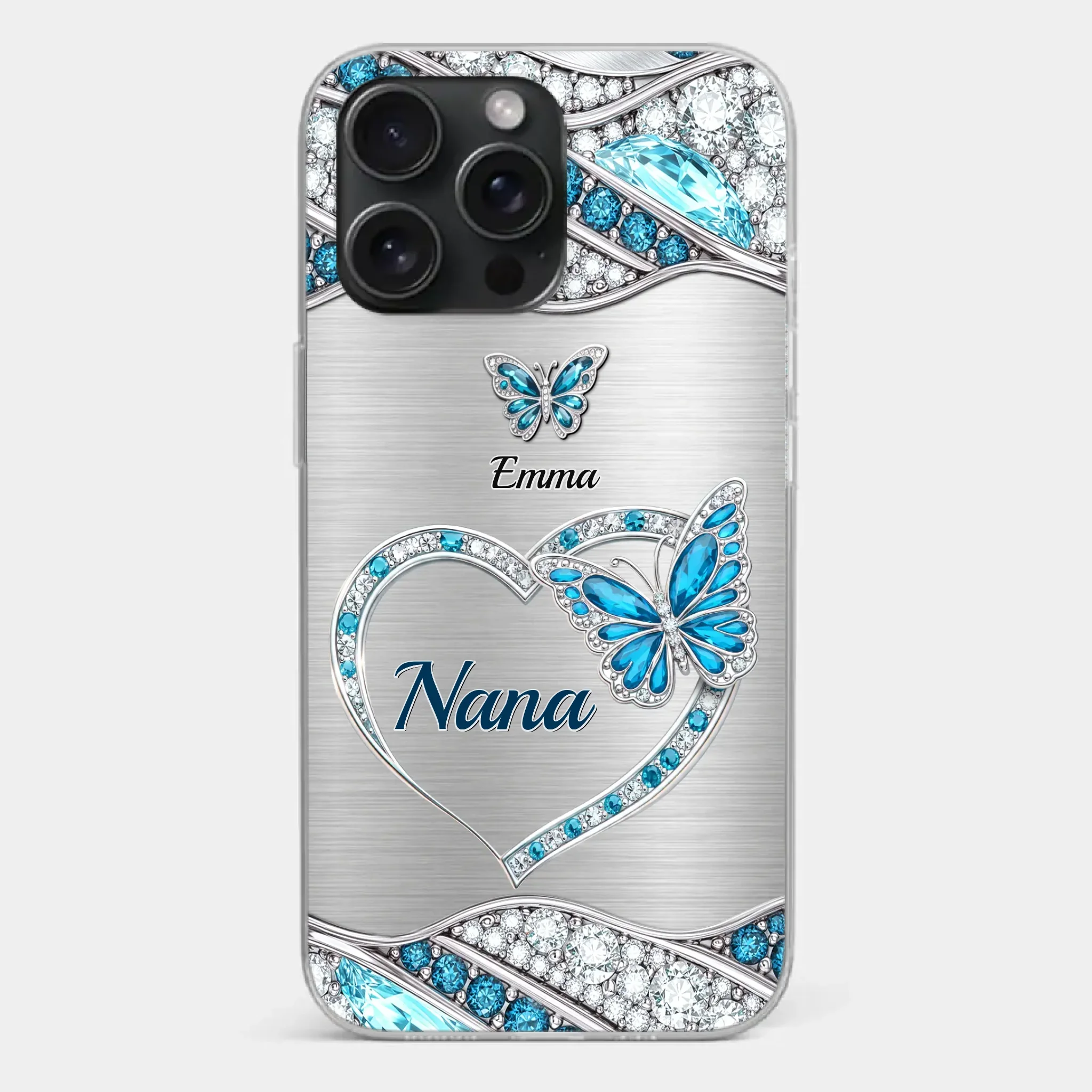 Custom Clear Phone Case - Personalized Mother's Day Birthday Gifts For Mom, Grandma - Mother’s Day, Held With Grace - Image 22