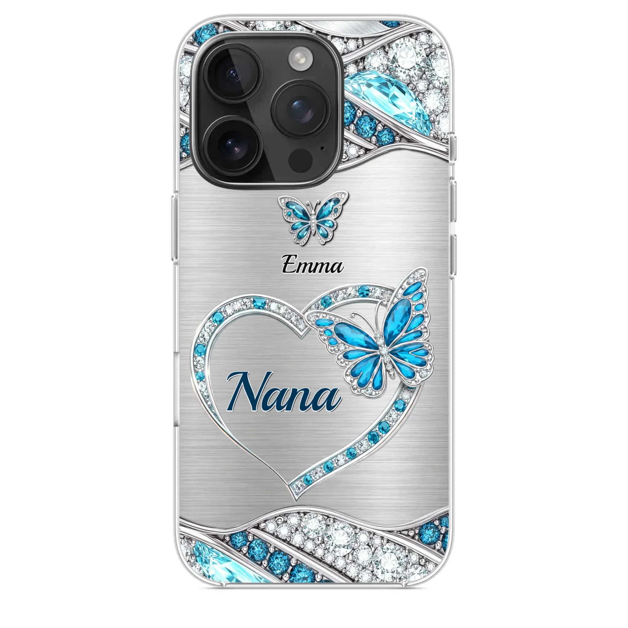Custom Clear Phone Case - Personalized Mother's Day Birthday Gifts For Mom, Grandma - Mother’s Day, Held With Grace - Image 30