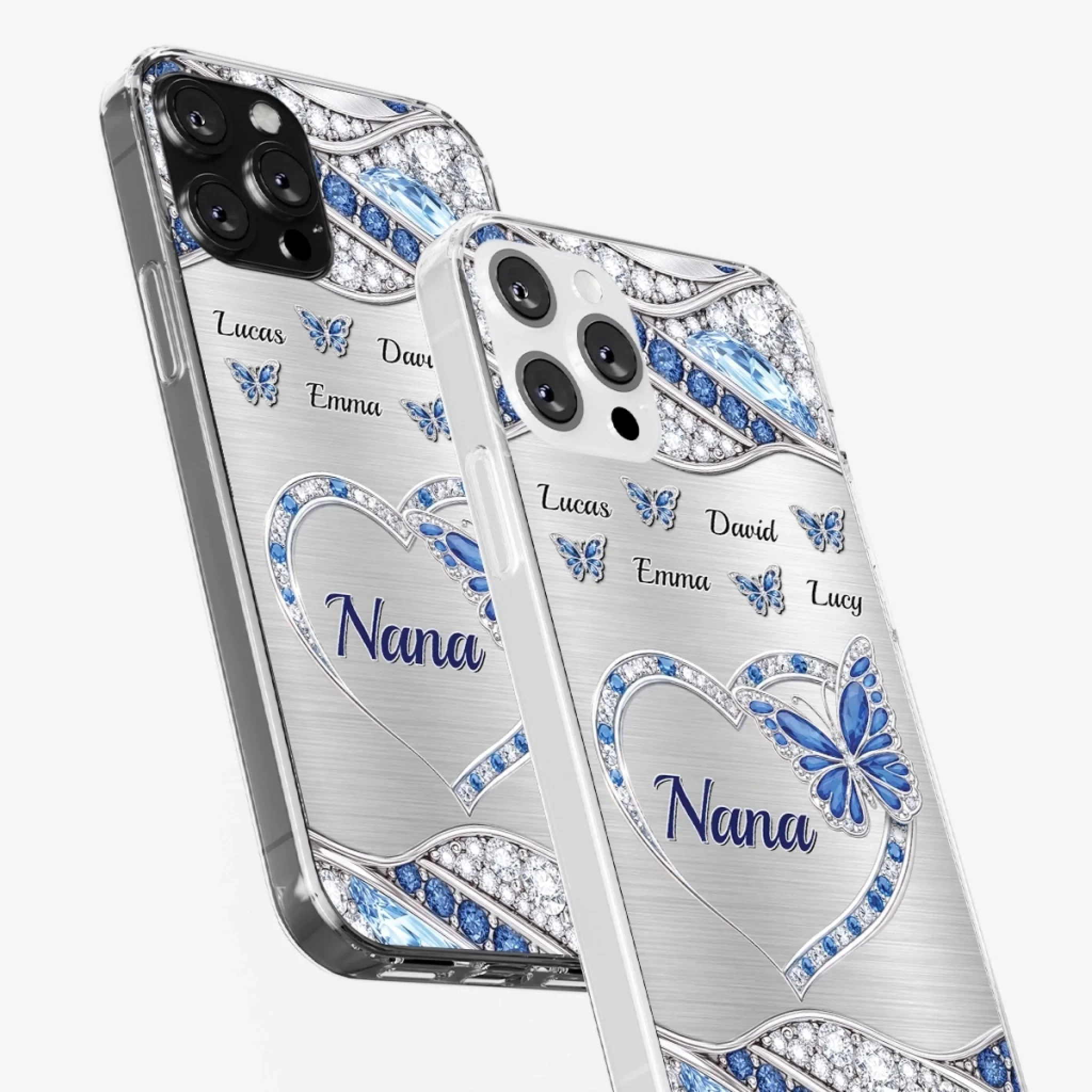 Custom Clear Phone Case - Personalized Mother's Day Birthday Gifts For Mom, Grandma - Mother’s Day, Held With Grace - Image 34