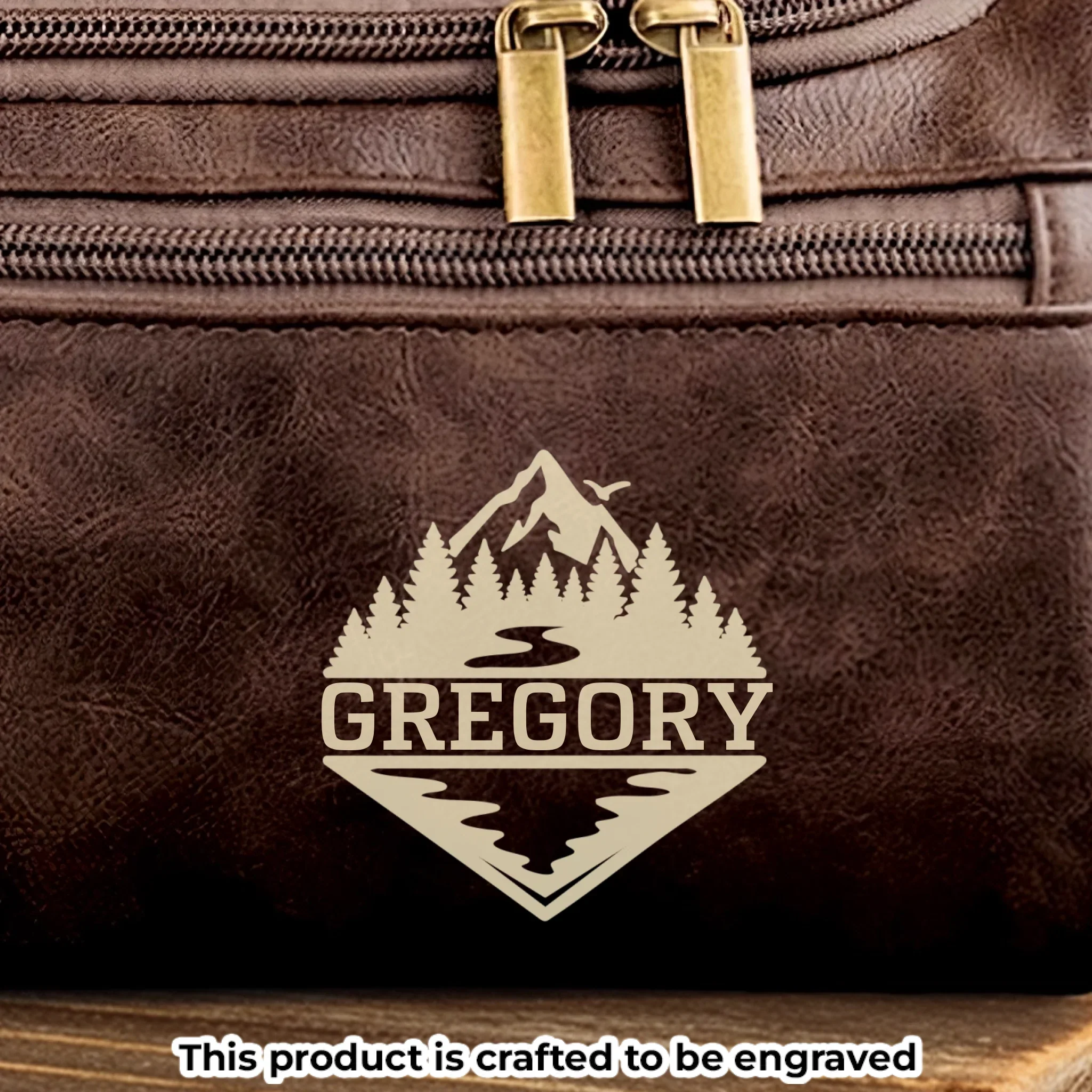 Custom Engraved Leather Toiletry Bag - Personalized Christmas Birthday Camping Gifts For Campers - Built To Last Every Journey - Image 4