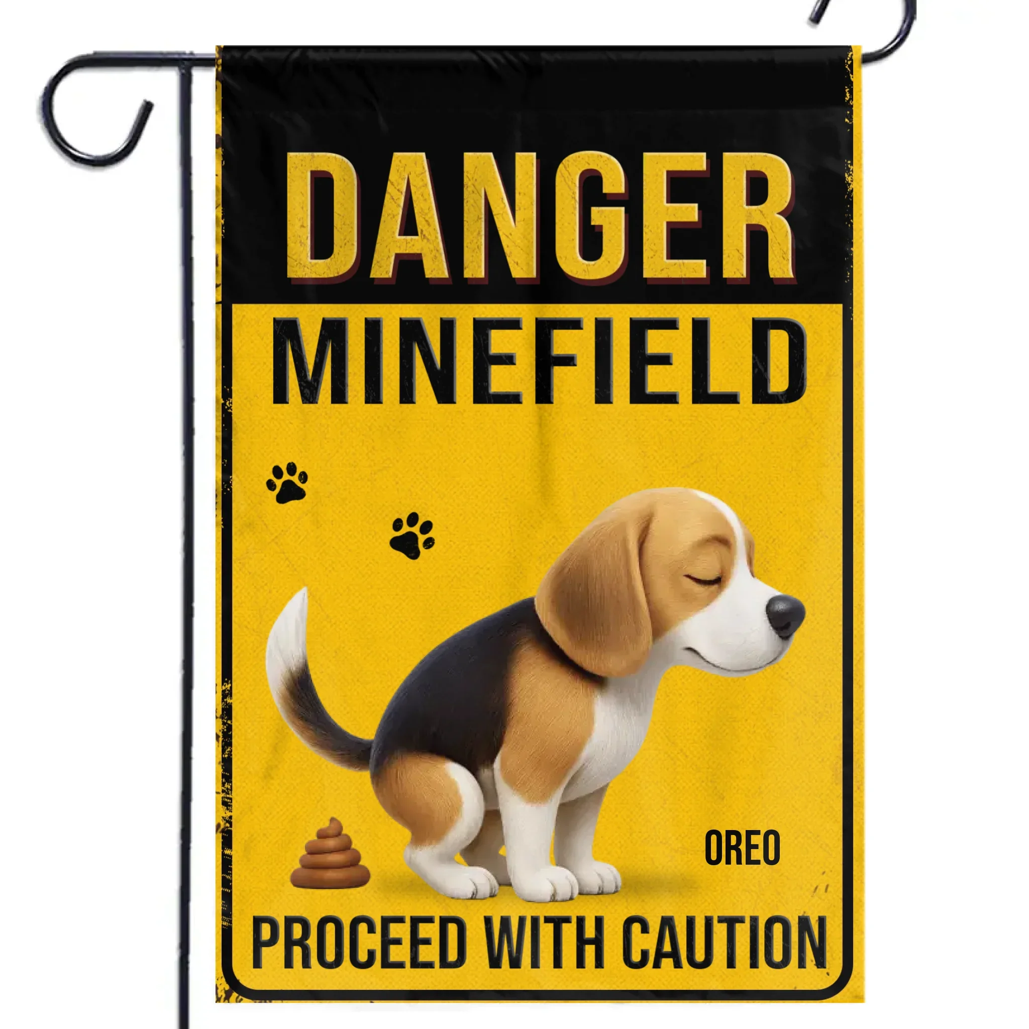 Custom Flag - Personalized Birthday Gifts For Dog Lovers, Dog Dad And Mom - Paws On Guard - Image 2