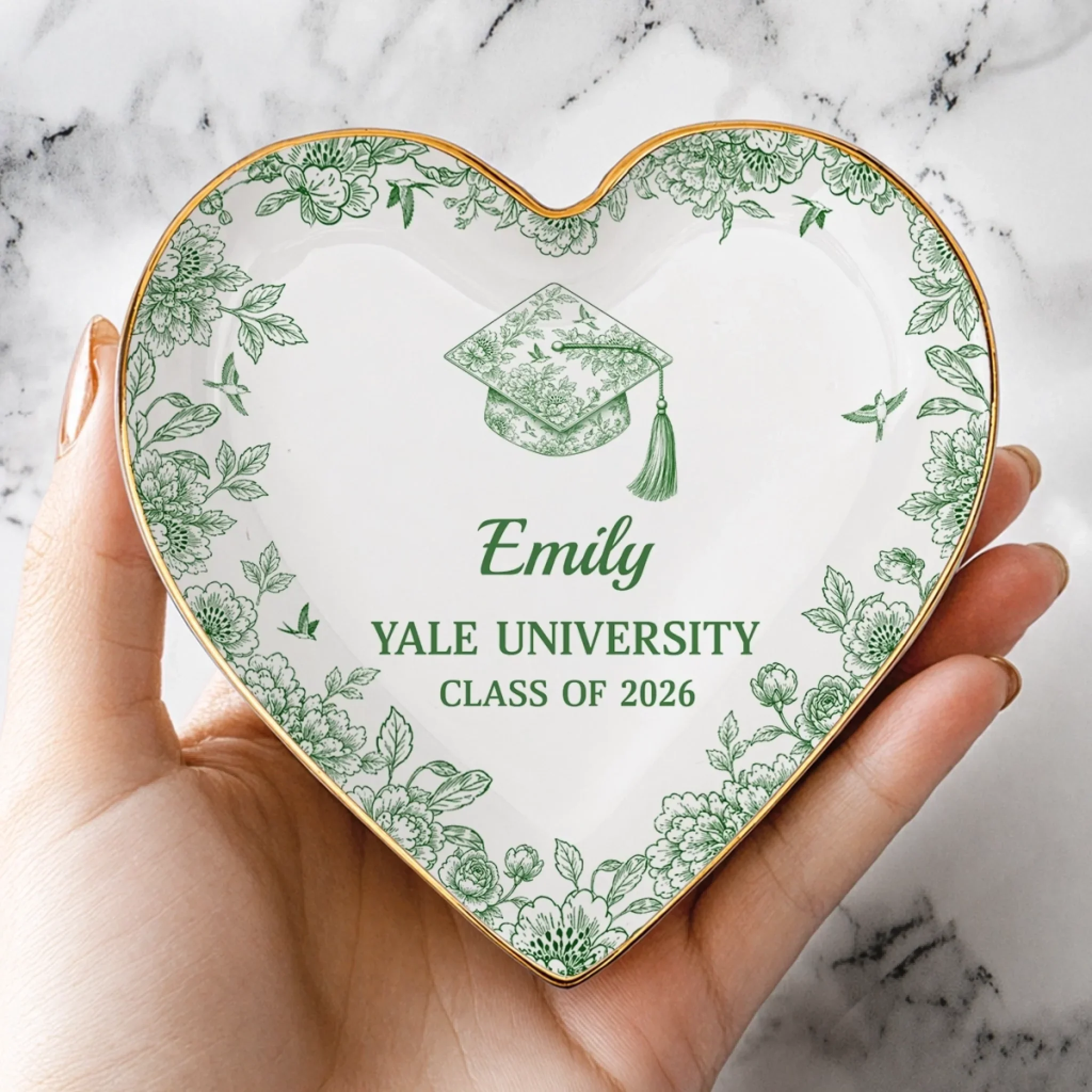 Custom Full-Print Jewelry Dish - Personalized Graduation Gift For Him, Her - A Milestone Worth Remembering - Image 4