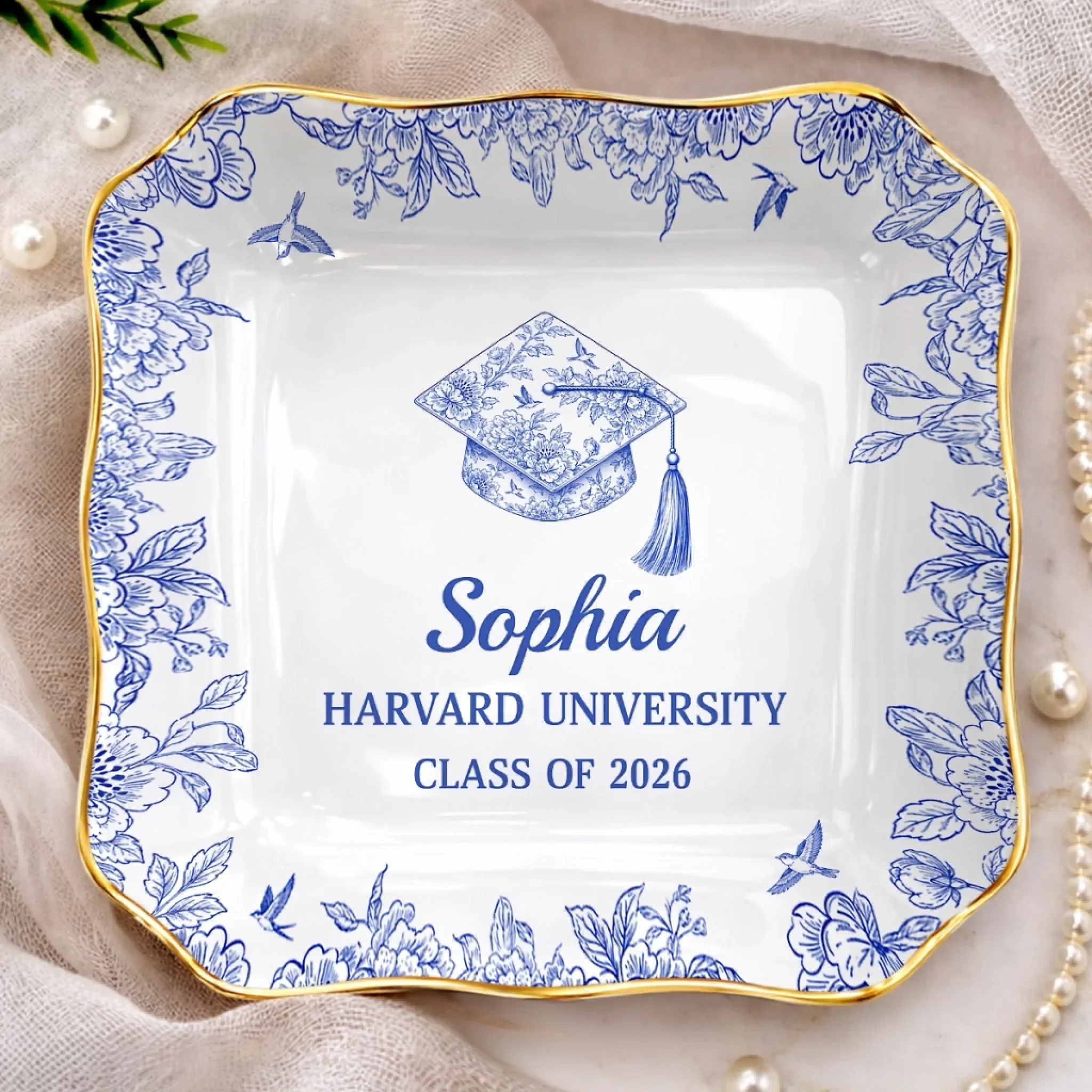 Custom Full-Print Jewelry Dish - Personalized Graduation Gift For Him, Her - A Milestone Worth Remembering - Image 5