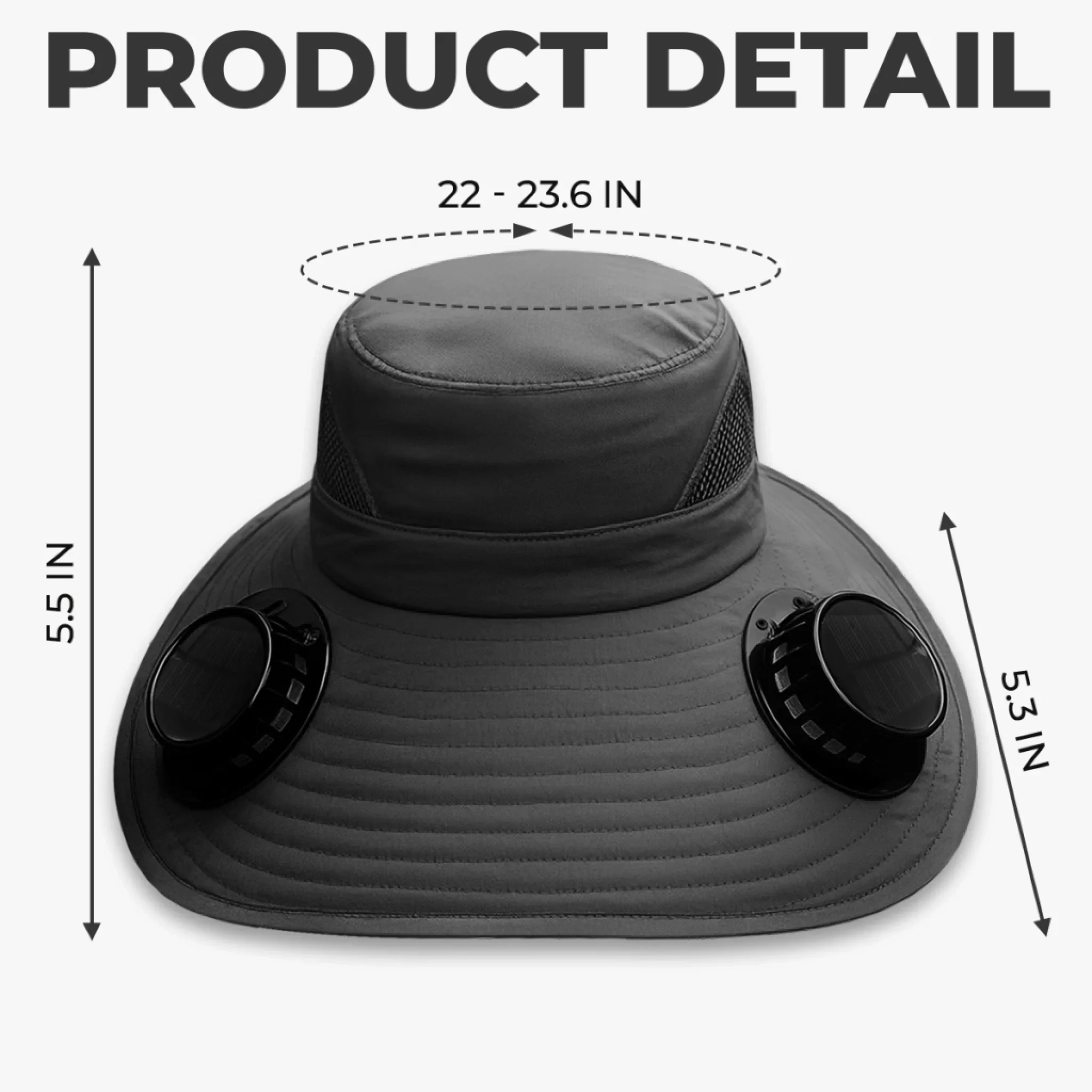 Custom Hat With Fans Solar Power - Personalized Garden Gifts For Gardeners, Dog Lovers, Dog Dad And Mom - Garden Goals and Furry Friends - Image 12