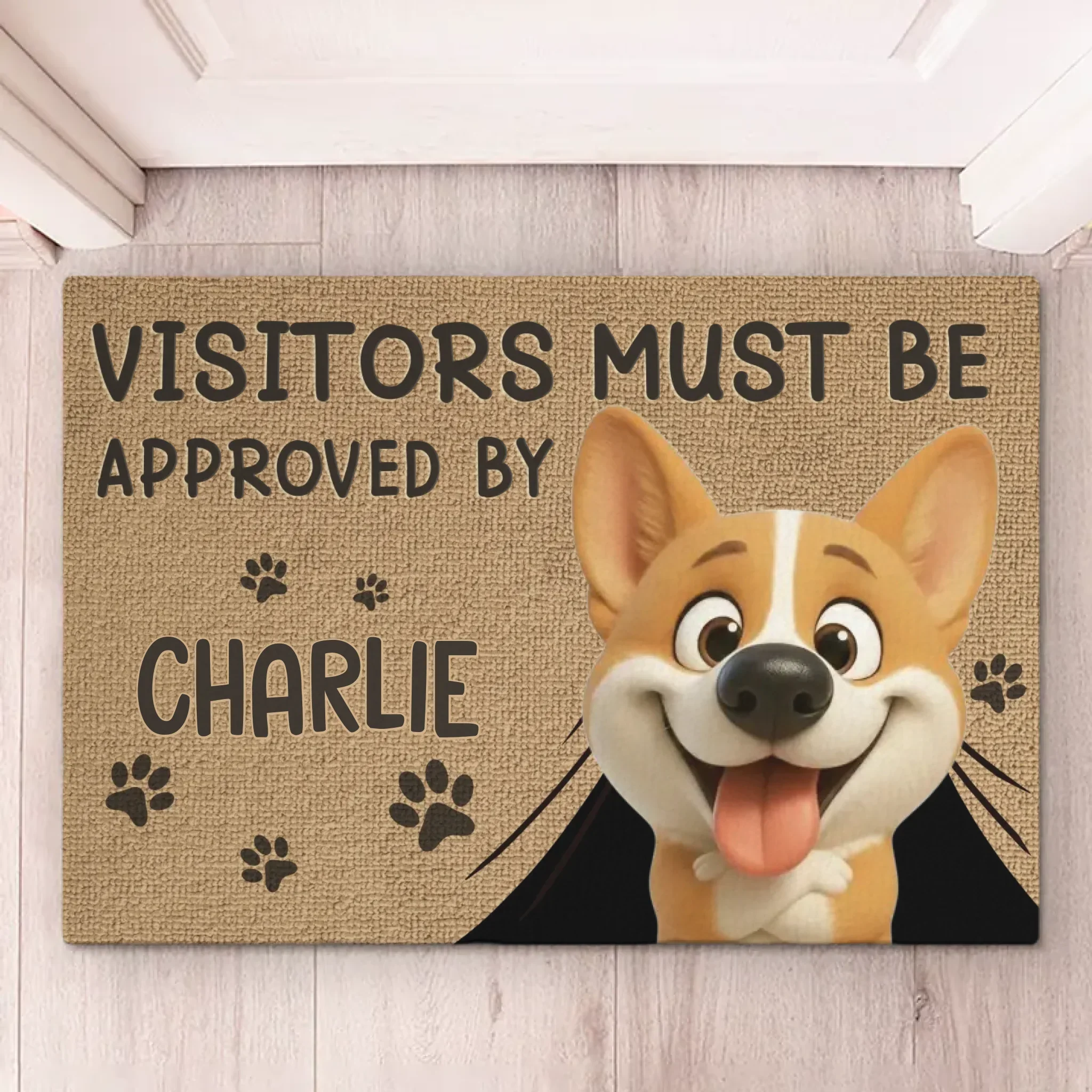 Custom Home Decor Decorative Mat - Personalized Birthday Gifts For Dog Lovers, Dog Dad And Mom - Official Paw Approval - Image 3