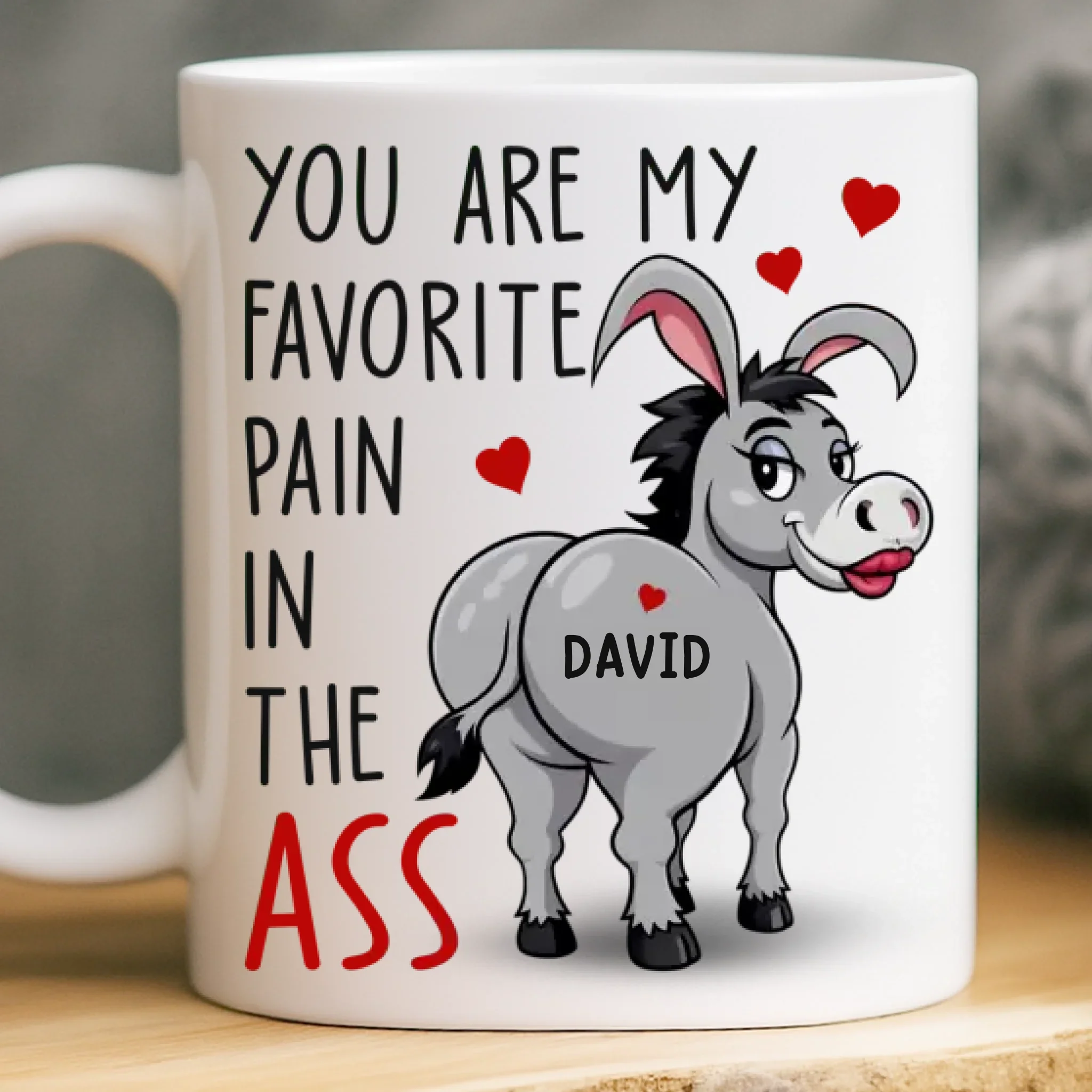 Custom Mug - Personalized Anniversary Wedding Gifts For Husband And Wife, Him And Her - Crazy About You Every Day - Image 2