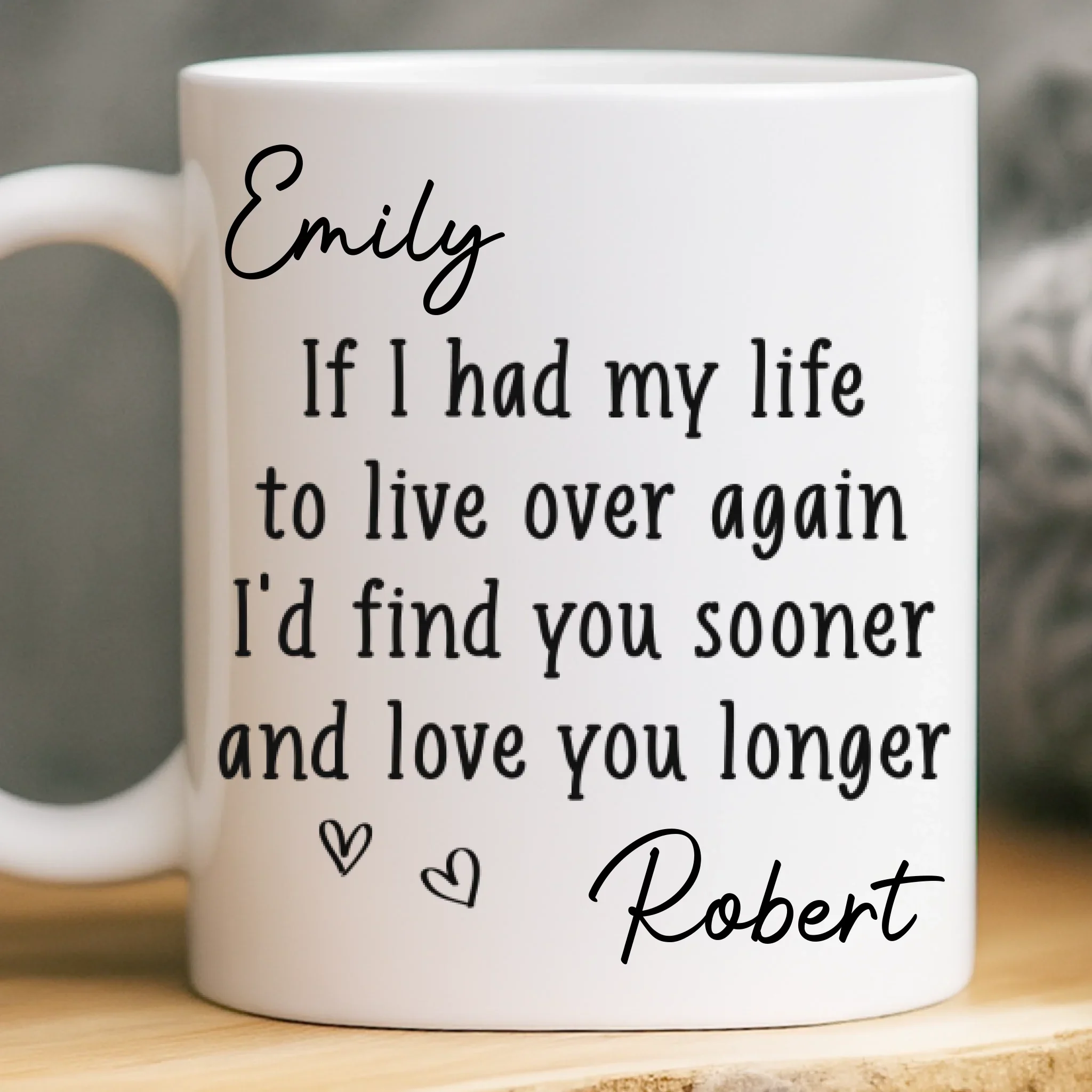 Custom Mug - Personalized Anniversary Wedding Gifts For Husband And Wife, Him And Her - Love You More Every Day - Image 2