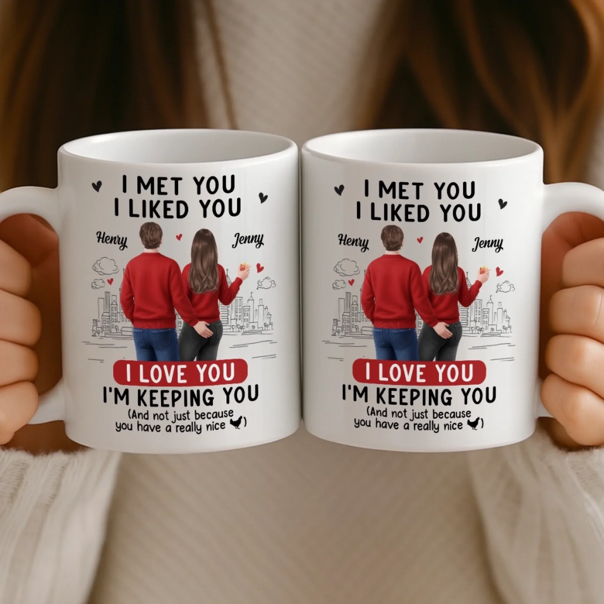 Custom Mug - Personalized Anniversary Wedding Gifts For Husband And Wife, Him And Her - Still Sweet On You - Image 4
