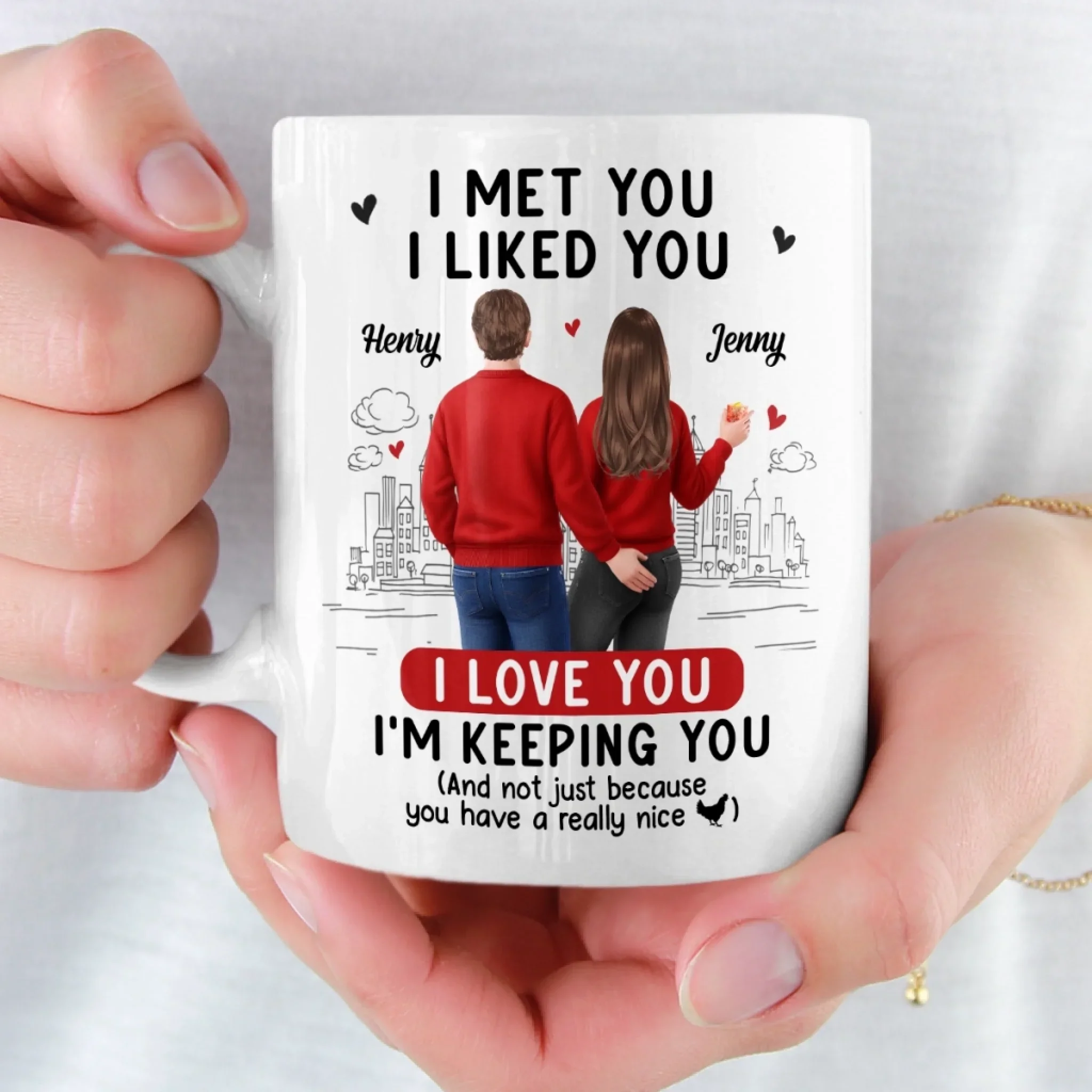 Custom Mug - Personalized Anniversary Wedding Gifts For Husband And Wife, Him And Her - Still Sweet On You - Image 5