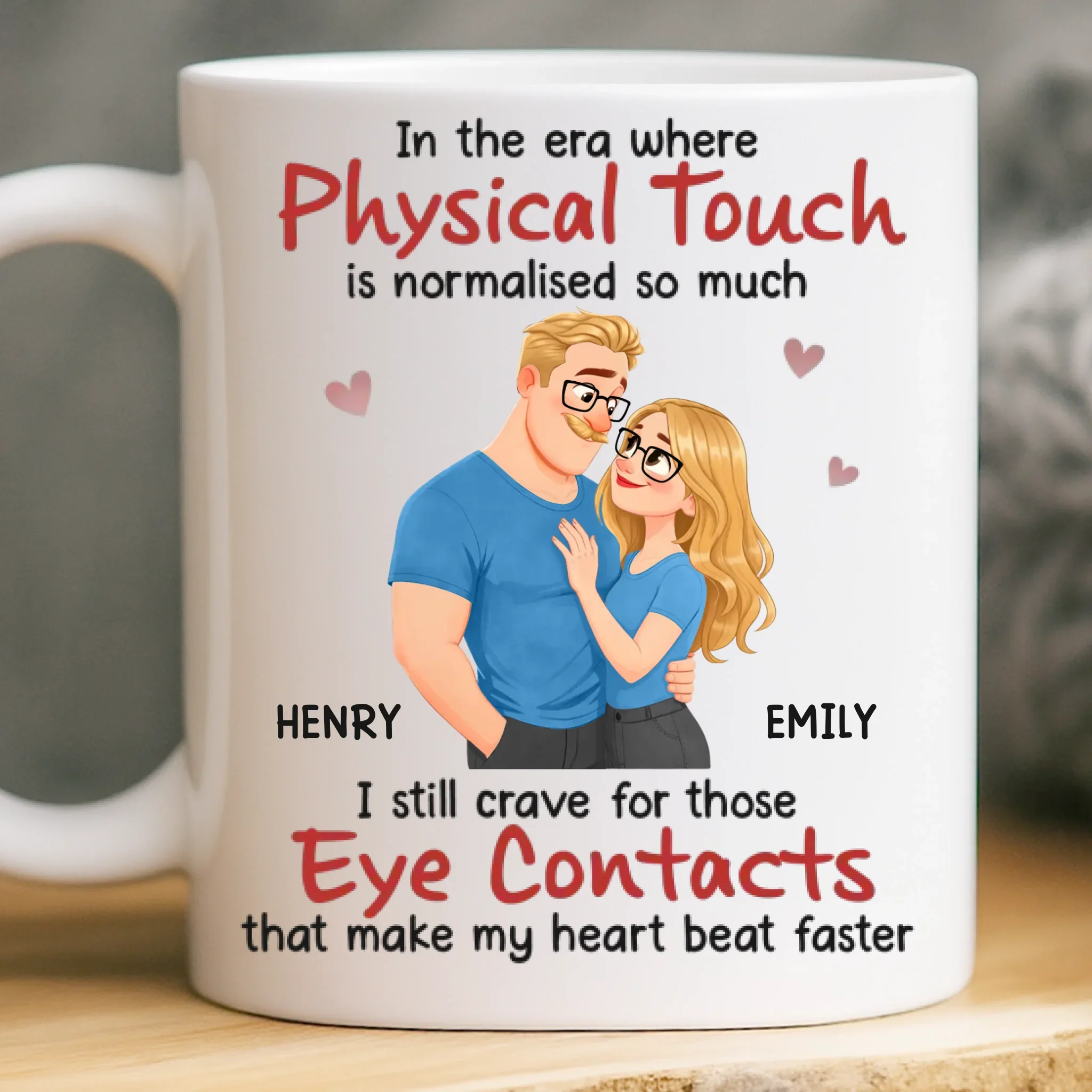Custom Mug - Personalized Anniversary Wedding Gifts For Husband And Wife, Him And Her - We Belong In This Moment - Image 2