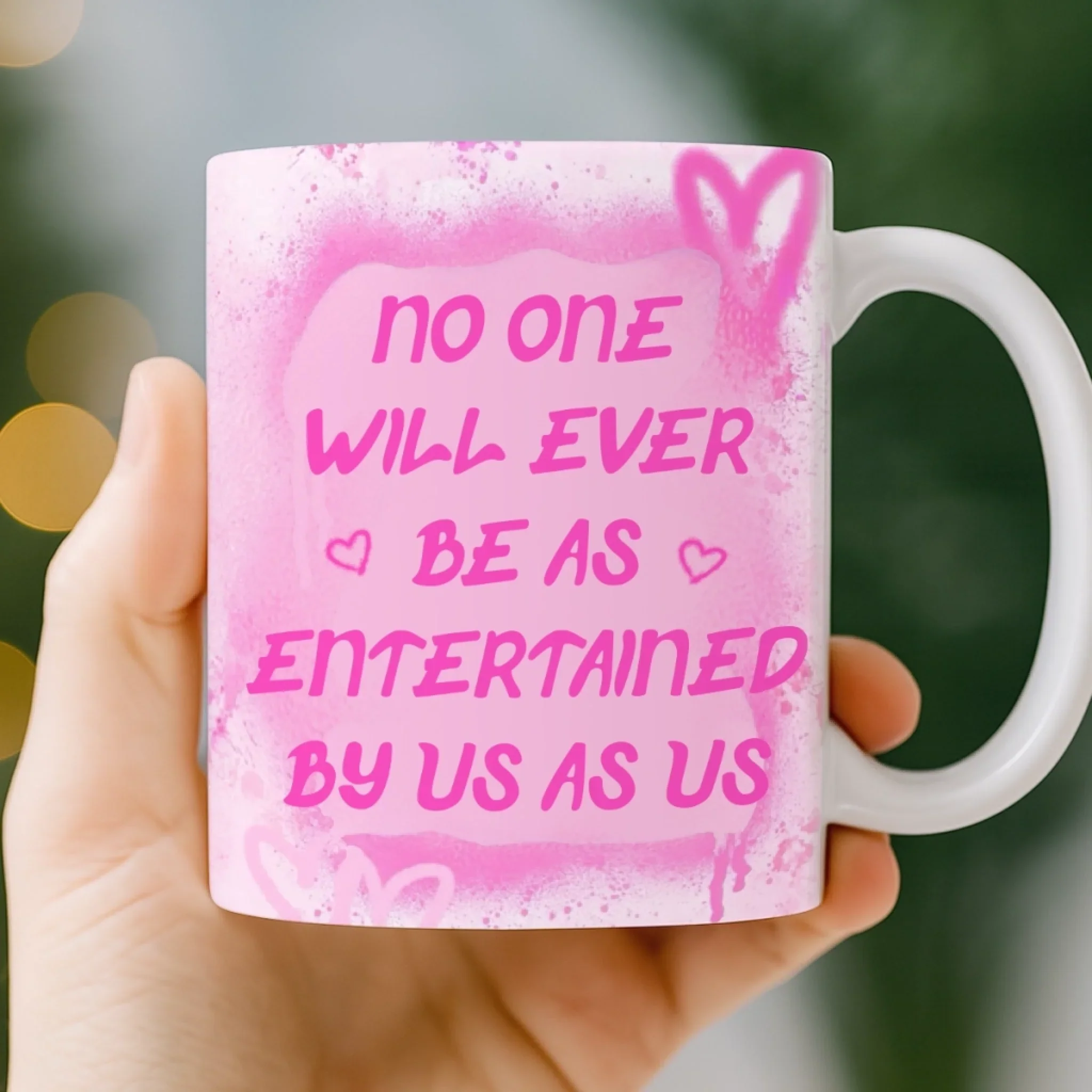 Custom Mug - Personalized Best Friend Birthday Gifts For Women, Besties, Sisters, BFF - Heart Talks Only - Image 4