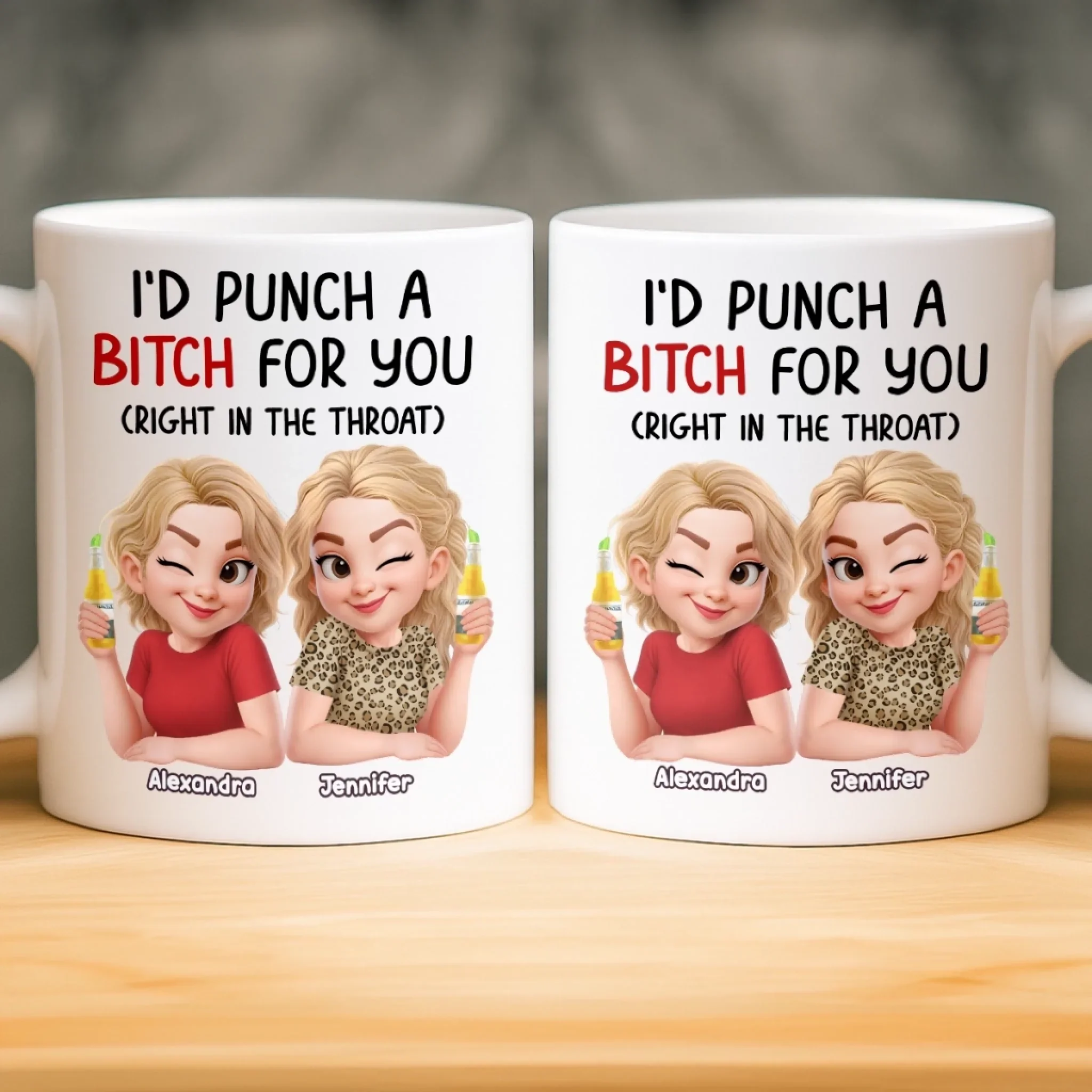 Custom Mug - Personalized Best Friend Birthday Gifts For Women, Besties, Sisters, BFF - Made For Good Days
