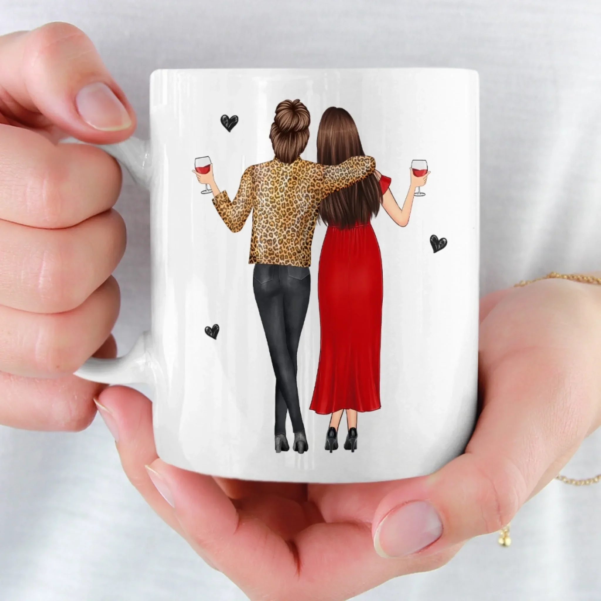 Custom Mug - Personalized Best Friend Birthday Gifts For Women, Besties, Sisters, BFF - Thank You For Being My Unpaid Therapist - Image 5