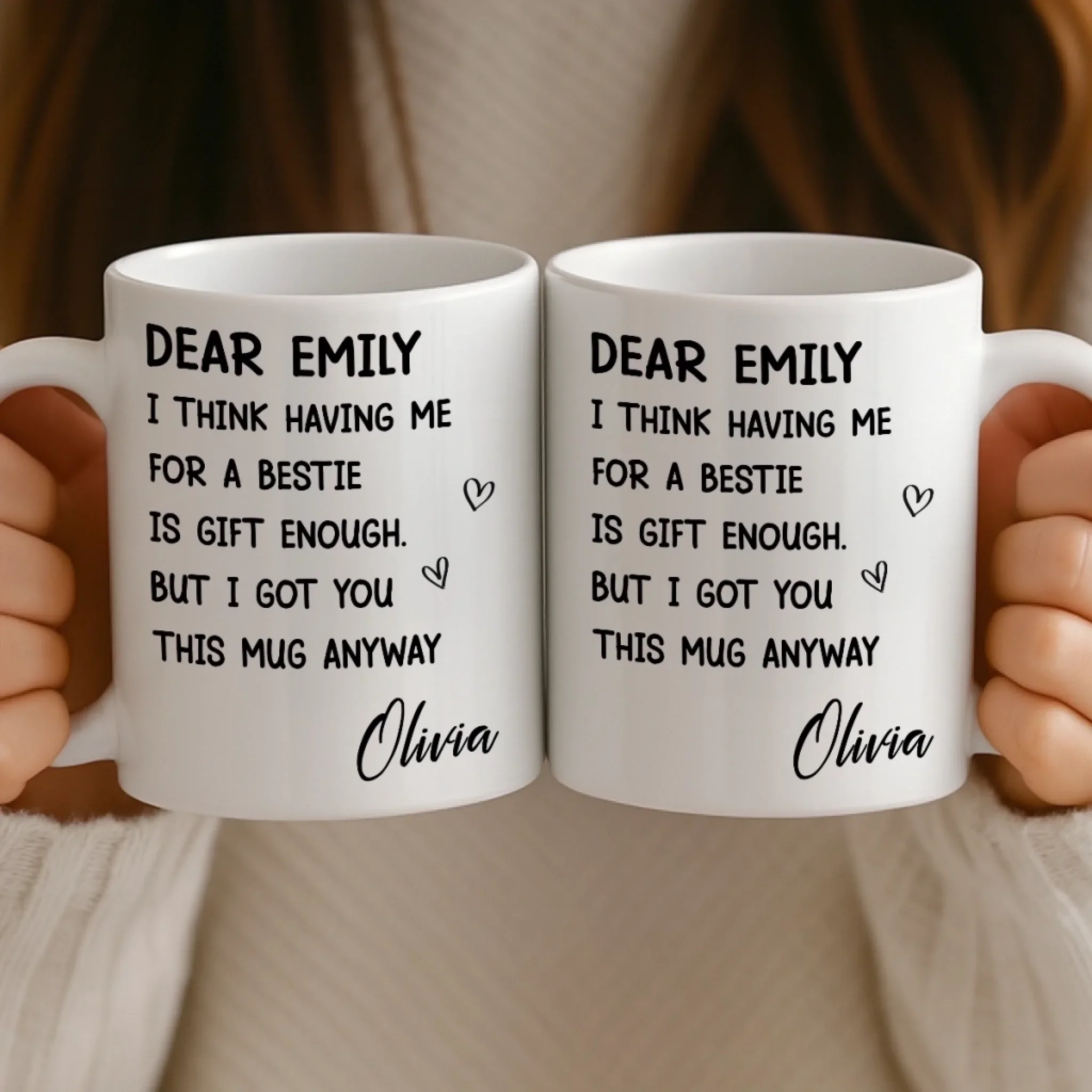 Custom Mug - Personalized Best Friend Birthday Gifts For Women, Besties, Sisters, BFF - You Are My Everyday Joy - Image 4