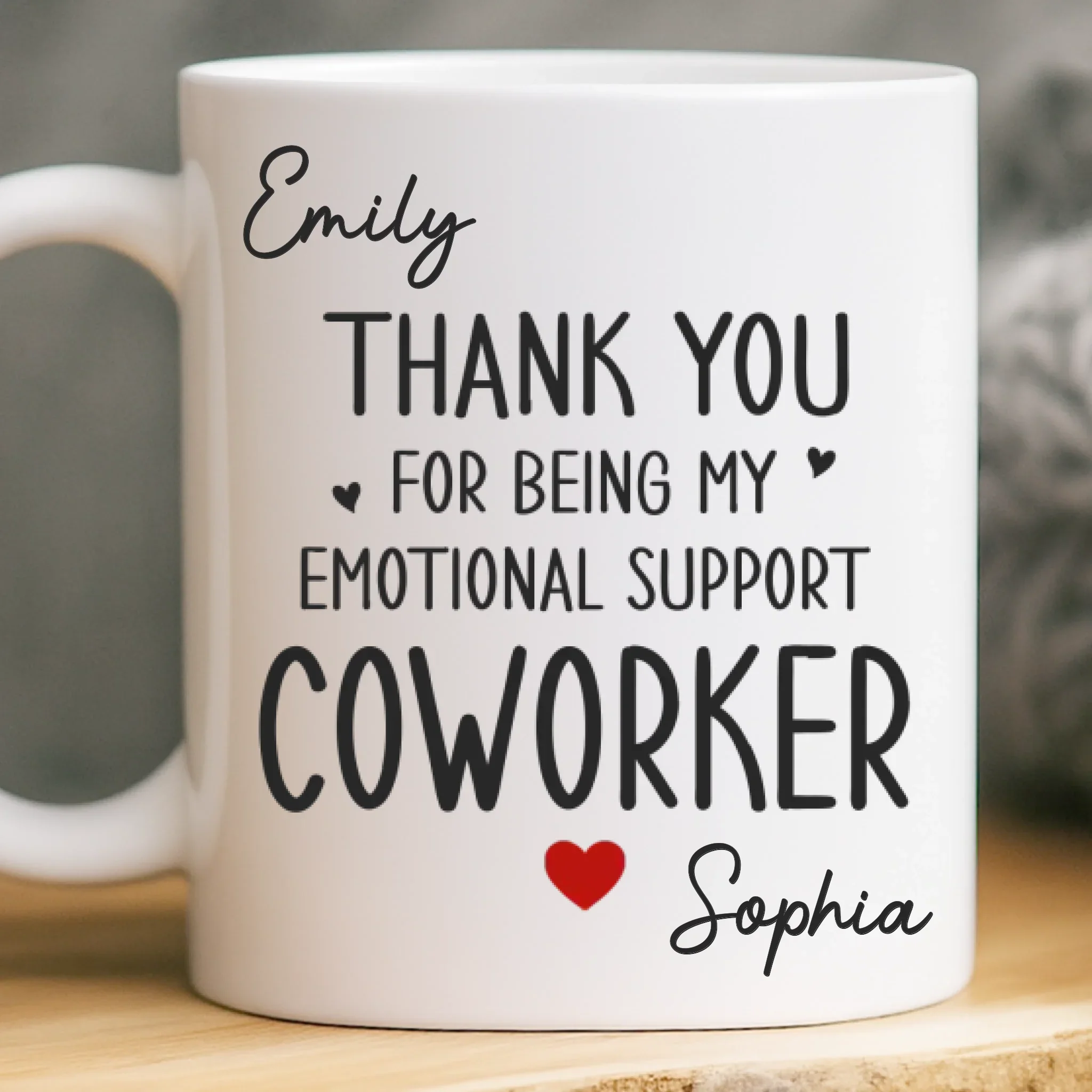 Custom Mug - Personalized Birthday Gifts For Coworker, Work Bestie - Teamwork Keeps Us Moving Forward - Image 2