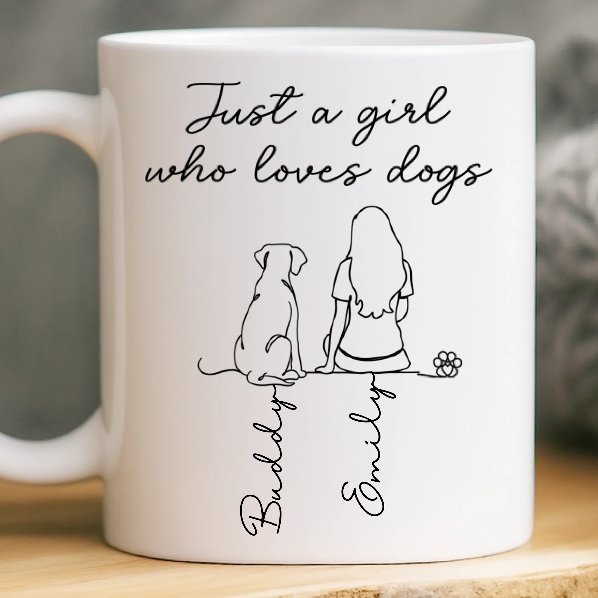 Custom Mug - Personalized Birthday Gifts For Dog Cat Lovers, Dog Dad And Mom, Cat Owners - My Pets My Happiness - Image 2