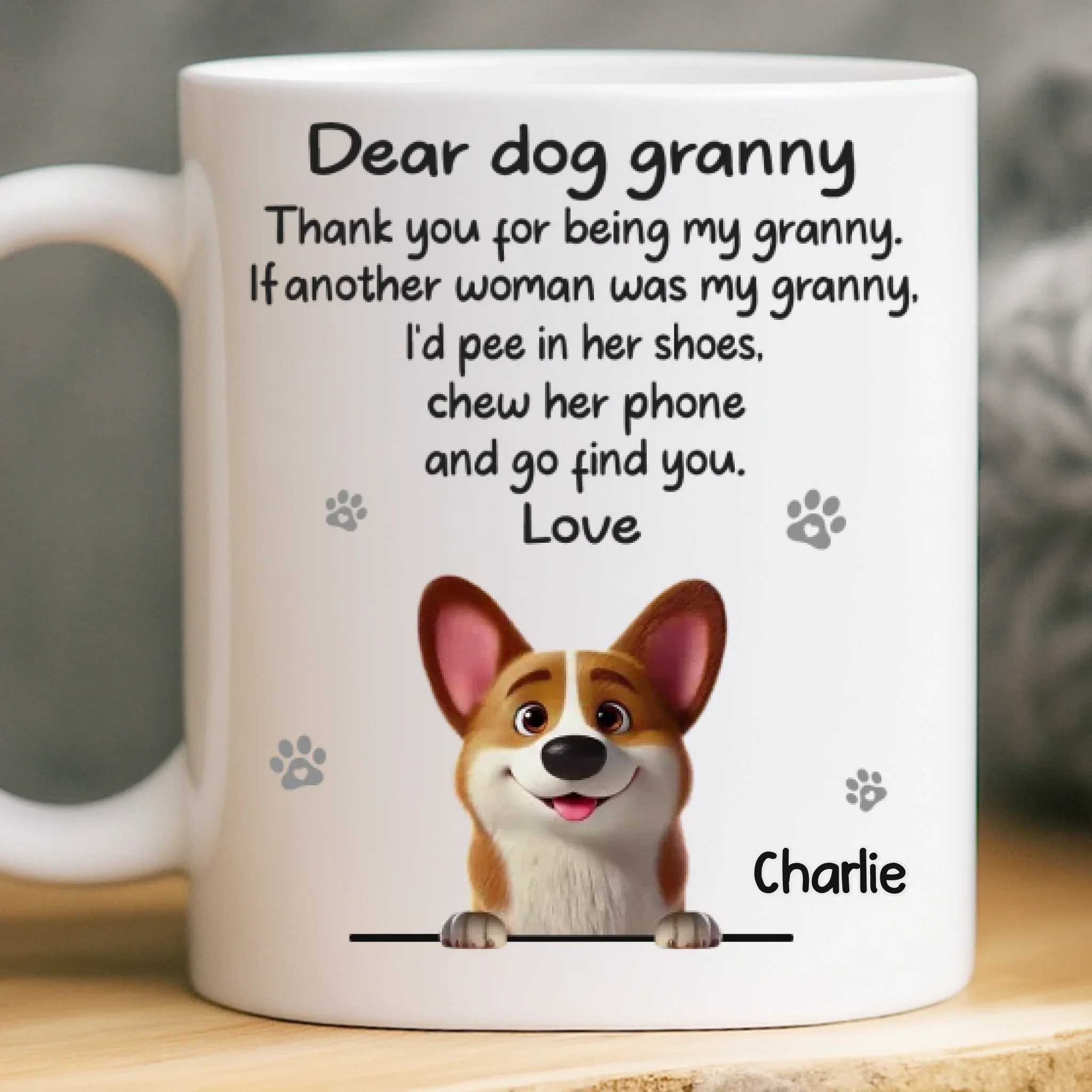 Custom Mug - Personalized Birthday Gifts For Dog Lovers, Dog Dad And Mom - Blessed With The Best Dog - Image 2