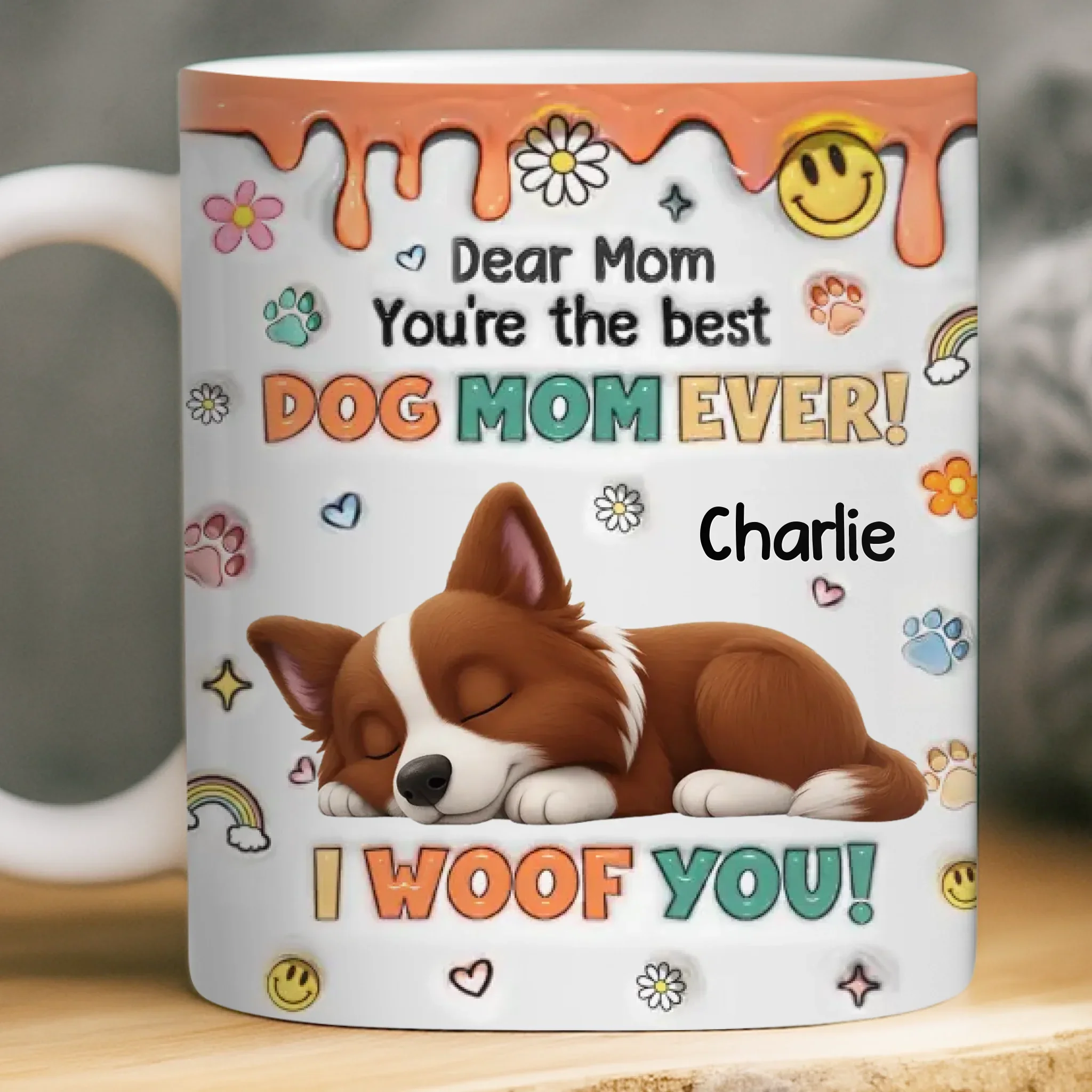 Custom Mug - Personalized Birthday Gifts For Dog Lovers, Dog Dad And Mom - Love You More Than Treats - Image 2