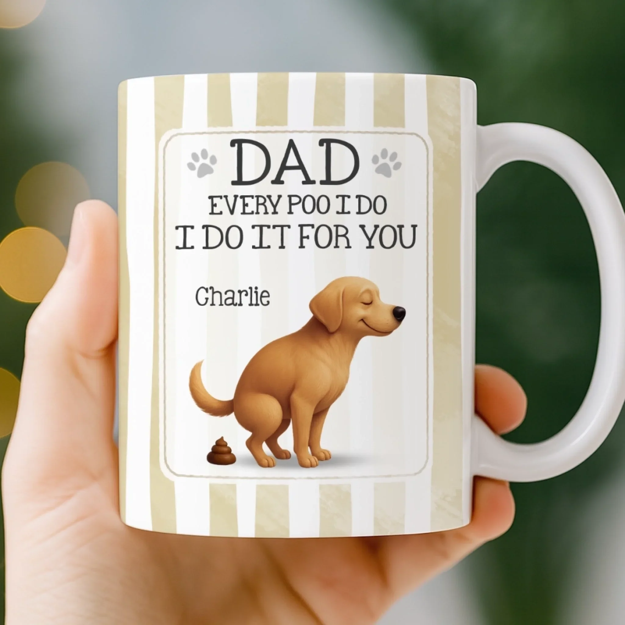 Custom Mug - Personalized Birthday Gifts For Dog Lovers, Dog Dad And Mom - The Poop Prince Strikes Again - Image 4