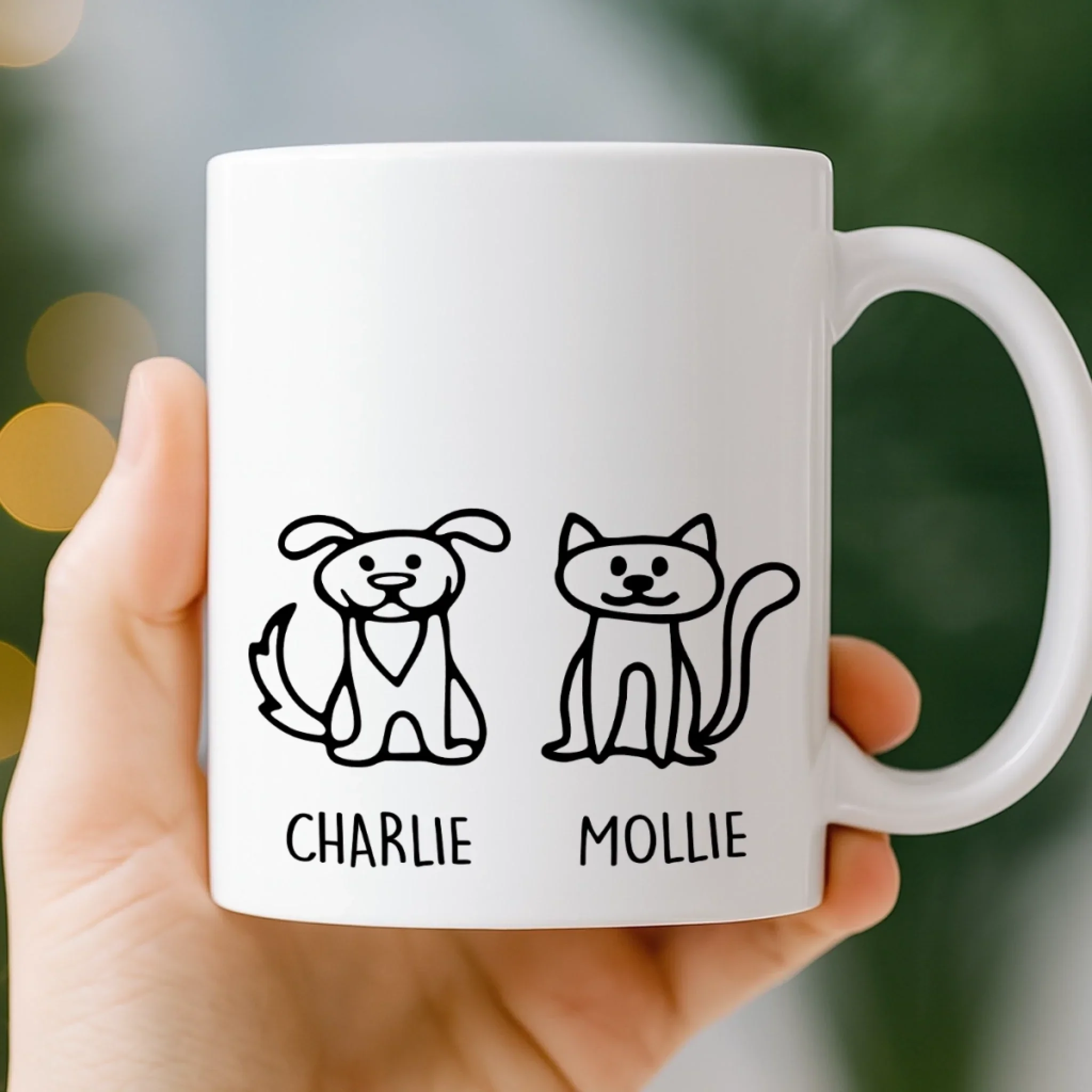 Custom Mug - Personalized Christmas Birthday Gifts For Dog Cat Lovers, Dog Dad And Mom, Cat Owners - Fur Babies, Full Drama - Image 3