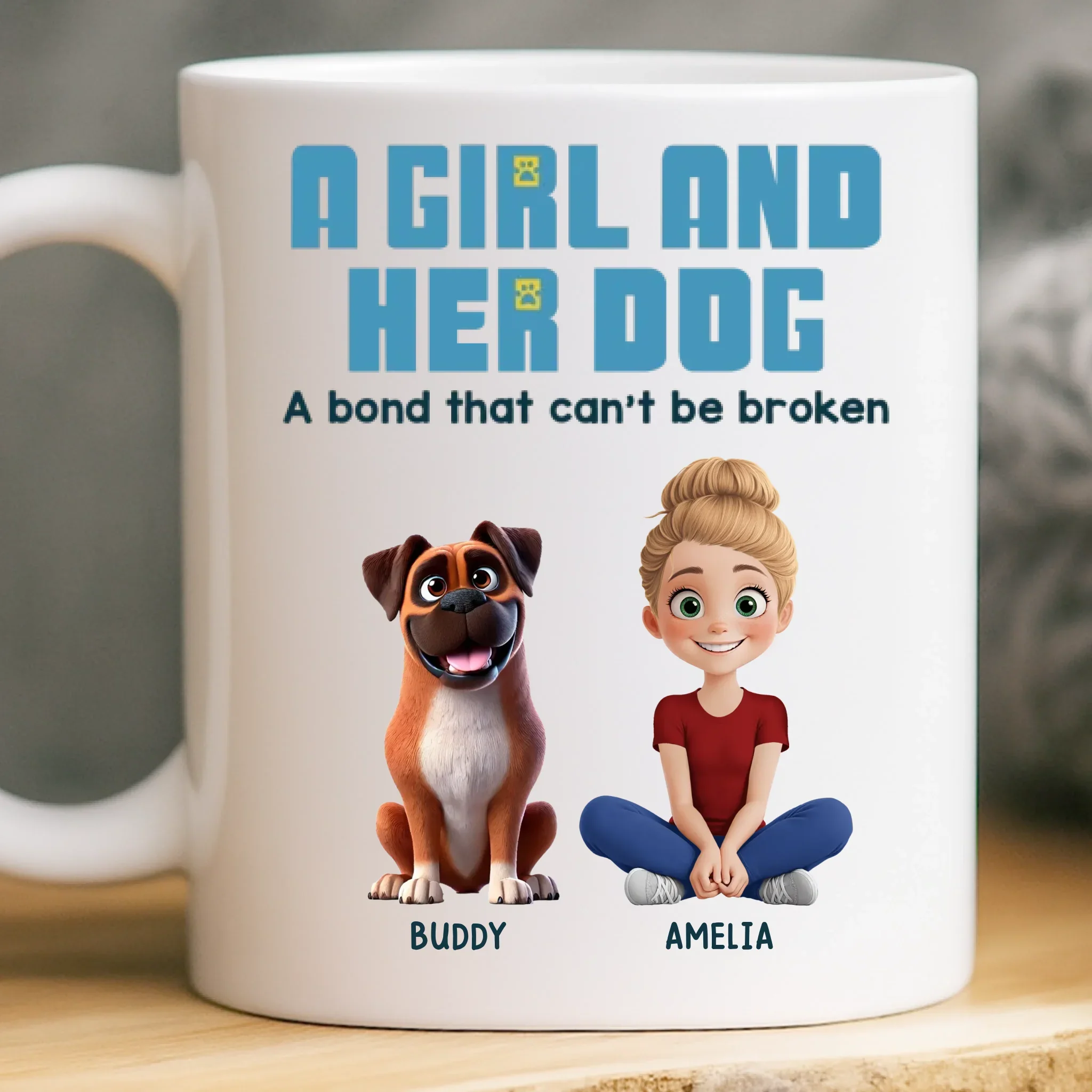 Custom Mug - Personalized Christmas Birthday Gifts For Dog Cat Lovers, Dog Dad And Mum, Cat Owners - Dog Hair, Don’t Care - Image 2