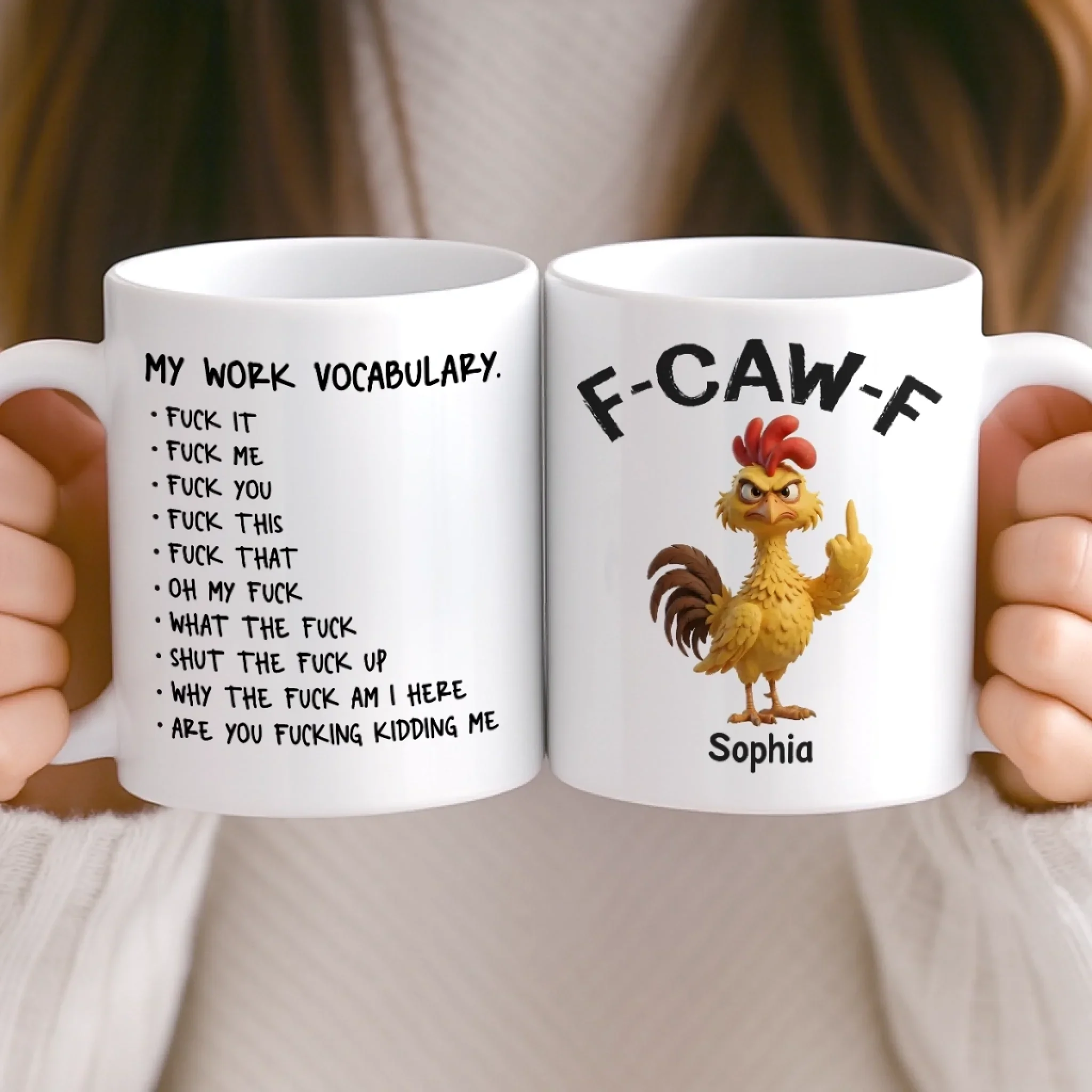 Custom Mug - Personalized Funny Gifts For Best Friends, Family, Coworker, Work Bestie - Professional Overthinker - Image 4