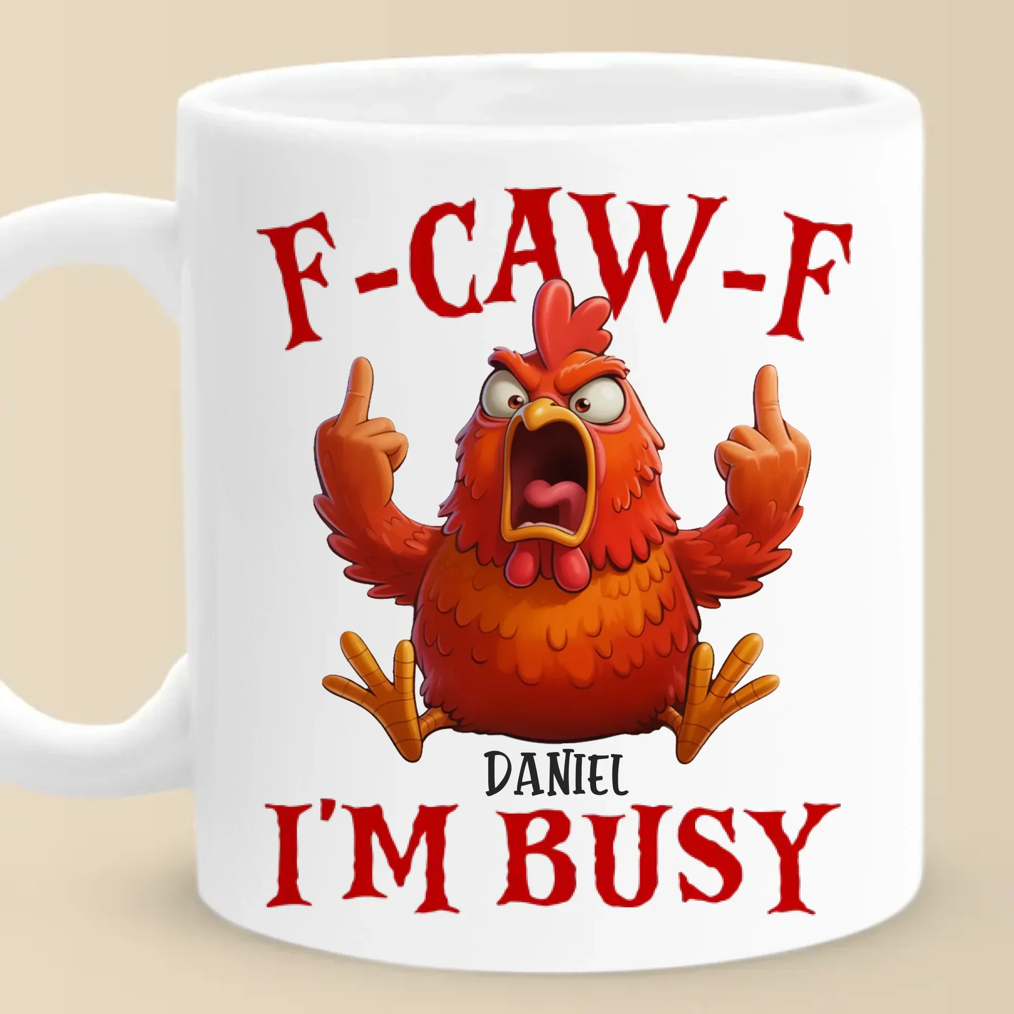 Custom Mug - Personalized Funny Gifts For Best Friends, Family, Coworker, Work Bestie - Welcome To My Rage Bird Era - Image 2
