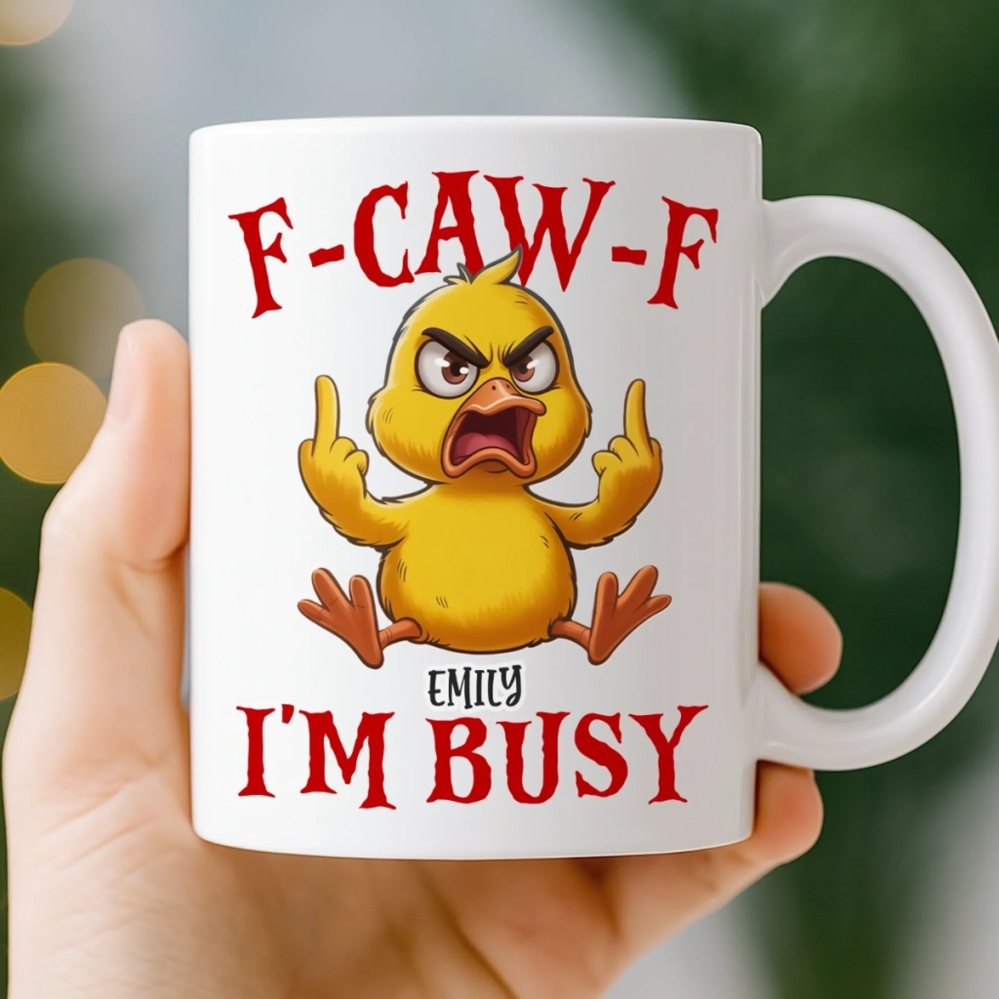Custom Mug - Personalized Funny Gifts For Best Friends, Family, Coworker, Work Bestie - Welcome To My Rage Bird Era - Image 3