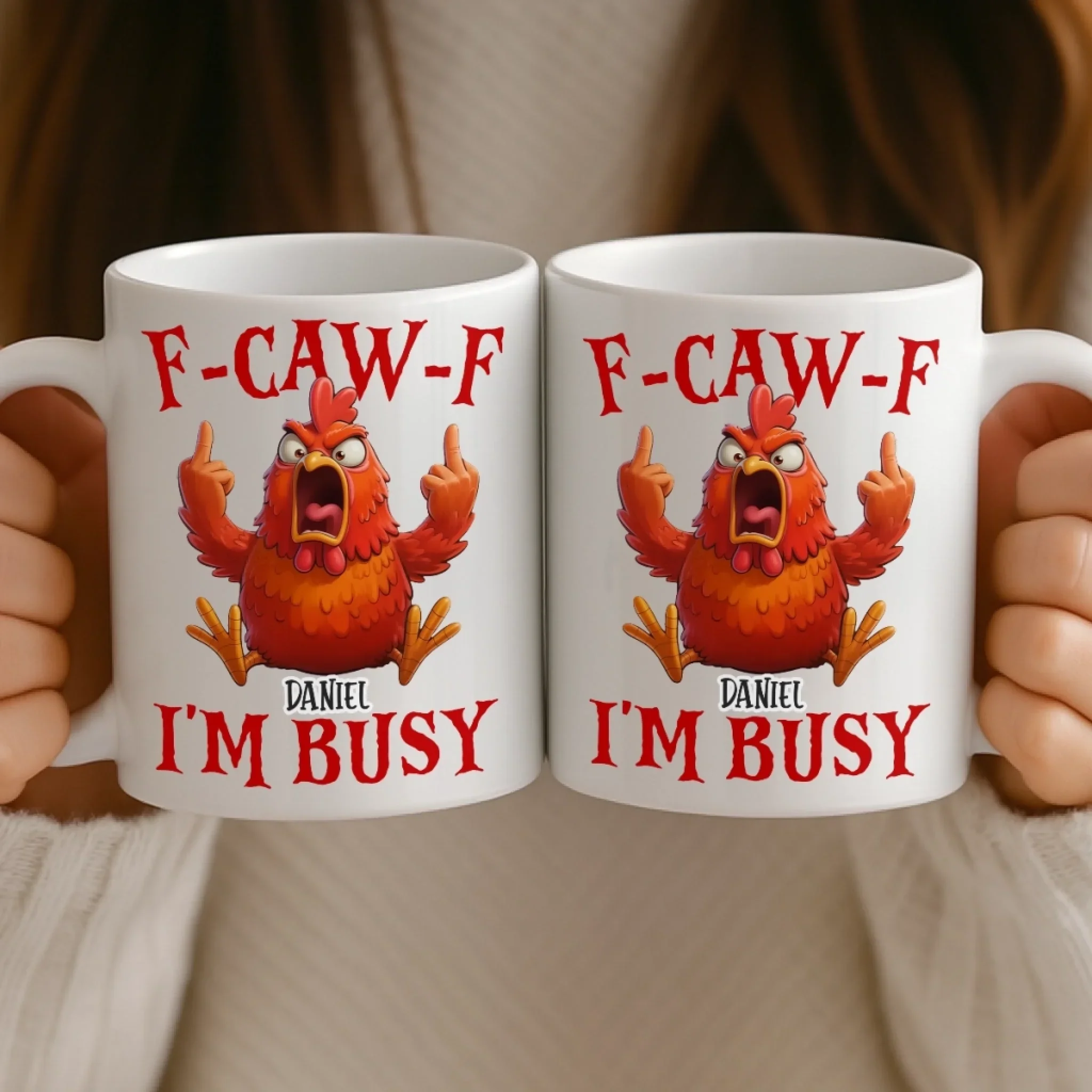 Custom Mug - Personalized Funny Gifts For Best Friends, Family, Coworker, Work Bestie - Welcome To My Rage Bird Era - Image 4