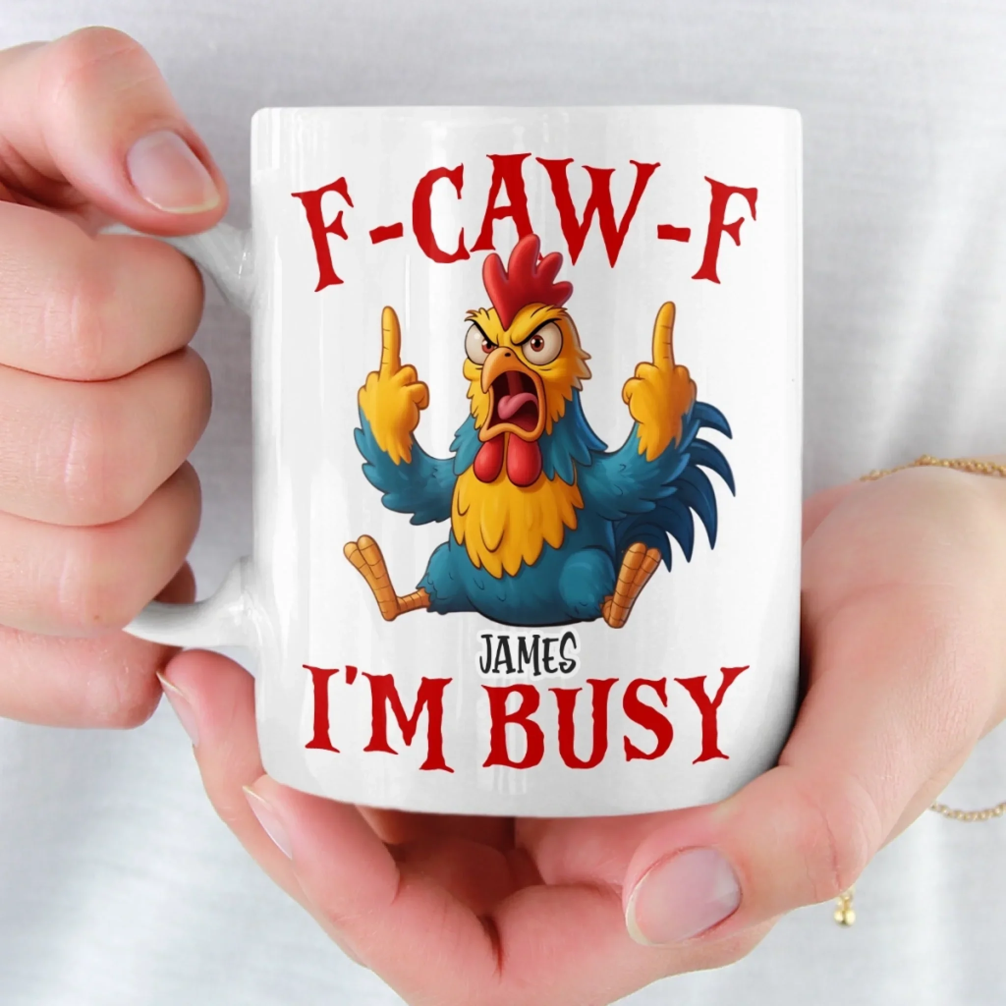 Custom Mug - Personalized Funny Gifts For Best Friends, Family, Coworker, Work Bestie - Welcome To My Rage Bird Era - Image 5