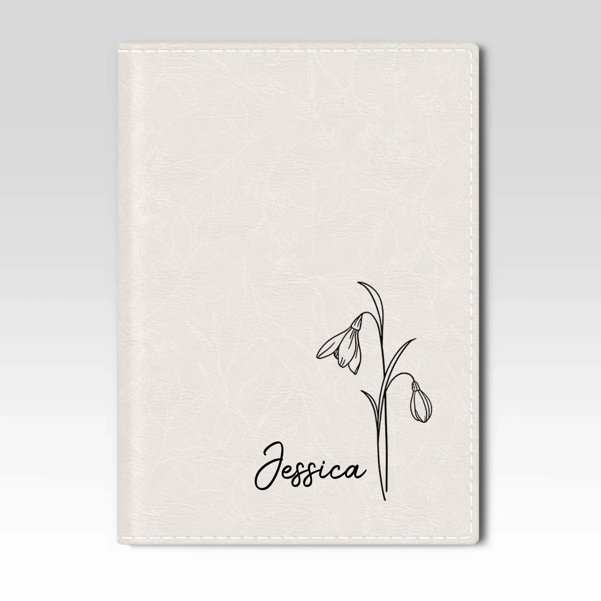 Custom Passport Cover, Passport Holder - Personalized Summer Vacation And Travel Gifts For Women, Men - She Travels, She Conquers - Image 2